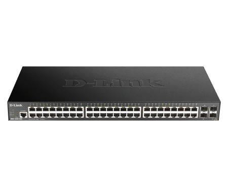 D-Link DGS-1250-52X 52-Port 10G Smart Managed Switch - High-Speed Network Switch for Business & Data Centers | Ideal for Office Networking, Server Connectivity & Enterprise IT Infrastructure