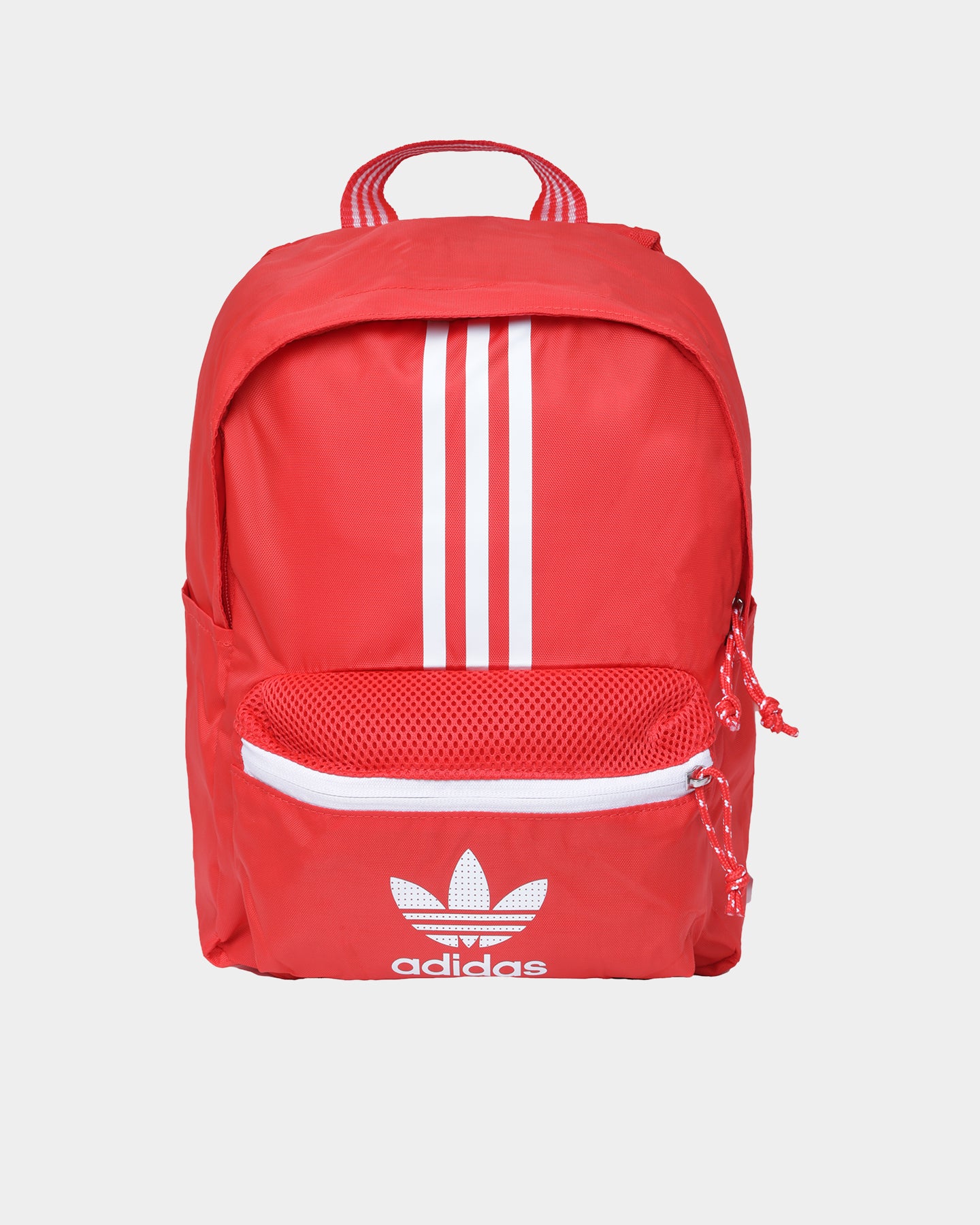 Adidas Small Backpack for Women & Men - Lightweight Red/White Sports Backpack for Gym, Hiking, Travel & School | Water-Resistant Daypack