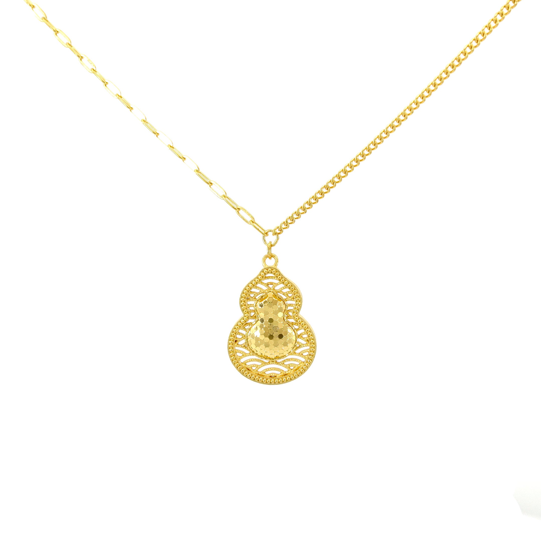 24K Gold Necklace for Women - Elegant & Luxurious Real Gold Pendant Necklace Jewelry Gift for Her - Perfect for Anniversaries, Birthdays & Special Occasions