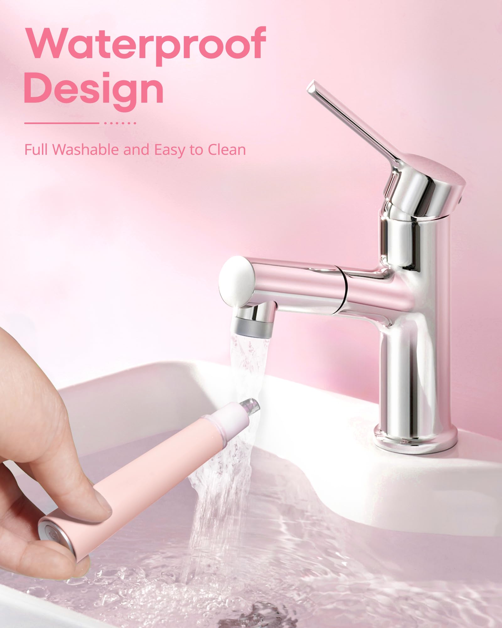 Best Women's Nose Hair Trimmer - Portable & Waterproof 2-in-1 Rechargeable Trimmer for Sensitive Skin - Easy to Clean for Travel, Gym & Daily Grooming