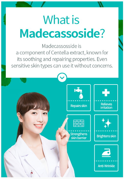 A'PIEU Madecassoside Soothing Gauze Facial Mask 25g (5-Pack/10-Pack) for Hydration & Skin Repair - Perfect for Dry, Sensitive Skin & Post-Treatment Care