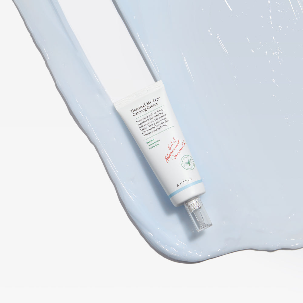 AXIS Y Heartleaf My Type Calming Cream 60ml - Soothing Facial Moisturizer for Sensitive Skin | Daily Hydration & Redness Relief | Perfect for Dry, Irritated Skin Care Routine