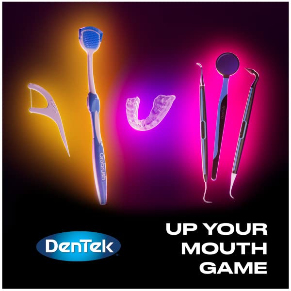 DenTek Comfort Clean Floss Picks for Sensitive Teeth - Soft & Silky Dental Ribbon, 90 Count (Pack of 6) | Gentle Teeth Cleaning for Sensitive Gums, Perfect for Travel & On-the-Go Oral Care