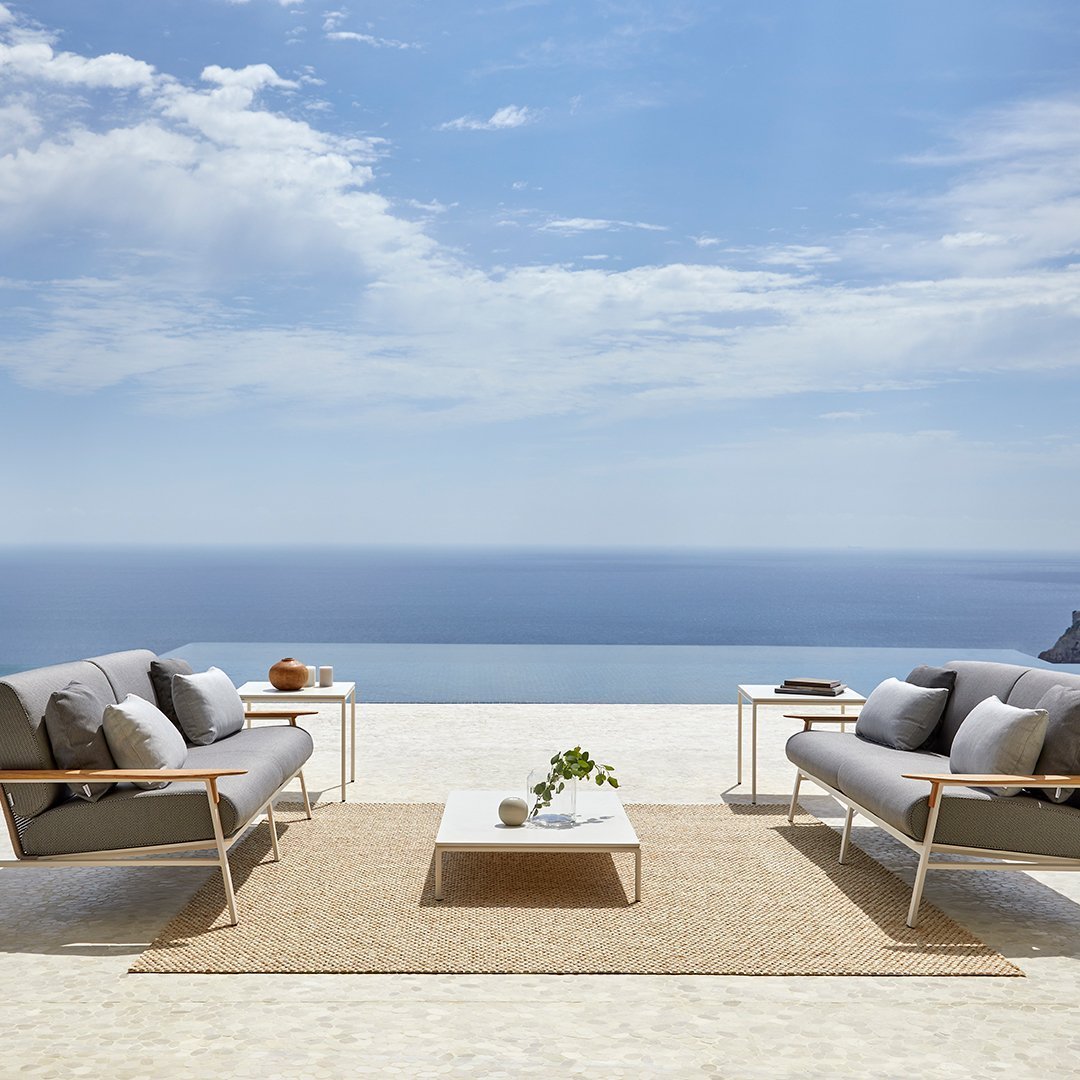 Premium 3-Seater Outdoor Sofa Set - Waterproof & UV Resistant Patio Furniture for Garden, Backyard, Poolside - Comfortable & Durable Lounge Seating for Relaxing Outside