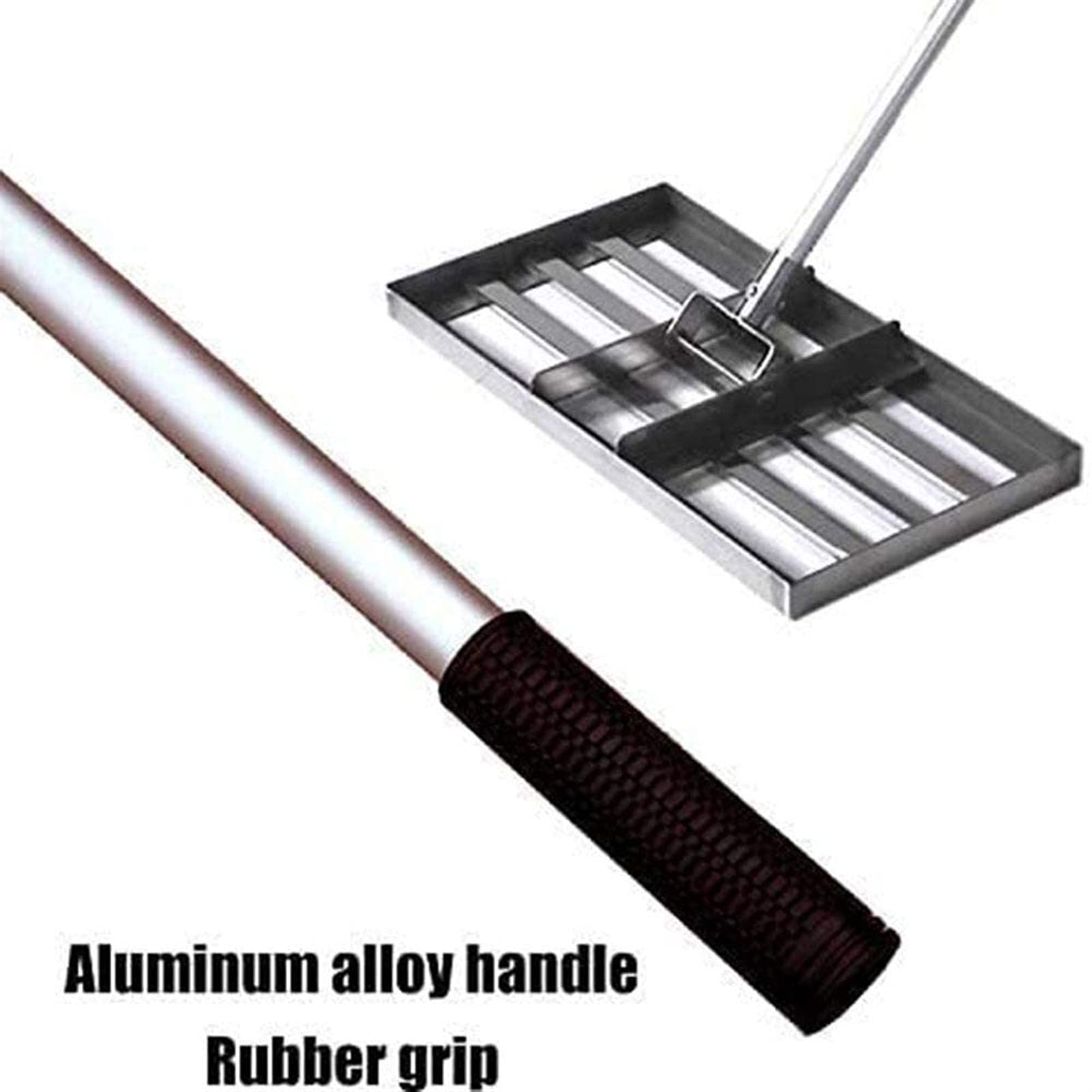 Premium Stainless Steel Lawn Leveling Rake - 4.5FT Yard Leveler Tool for Backyard, Golf Course & Garden Maintenance | Durable Grass & Sand Leveler for Perfect Lawn Finishing | Ideal for Landscaping, Turf Care & DIY Yard Projects