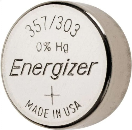 Energizer 357 1.55V Silver Oxide Battery - Compatible with LR44 & SR44 - Perfect for Watches, Calculators, and Small Electronics