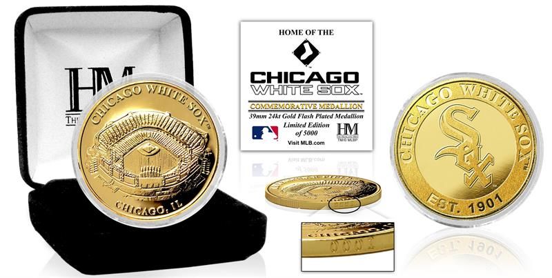 Chicago White Sox Commemorative Gold Mint Coin - Limited Edition Collectible for Baseball Fans, Sports Memorabilia & Gift Ideas