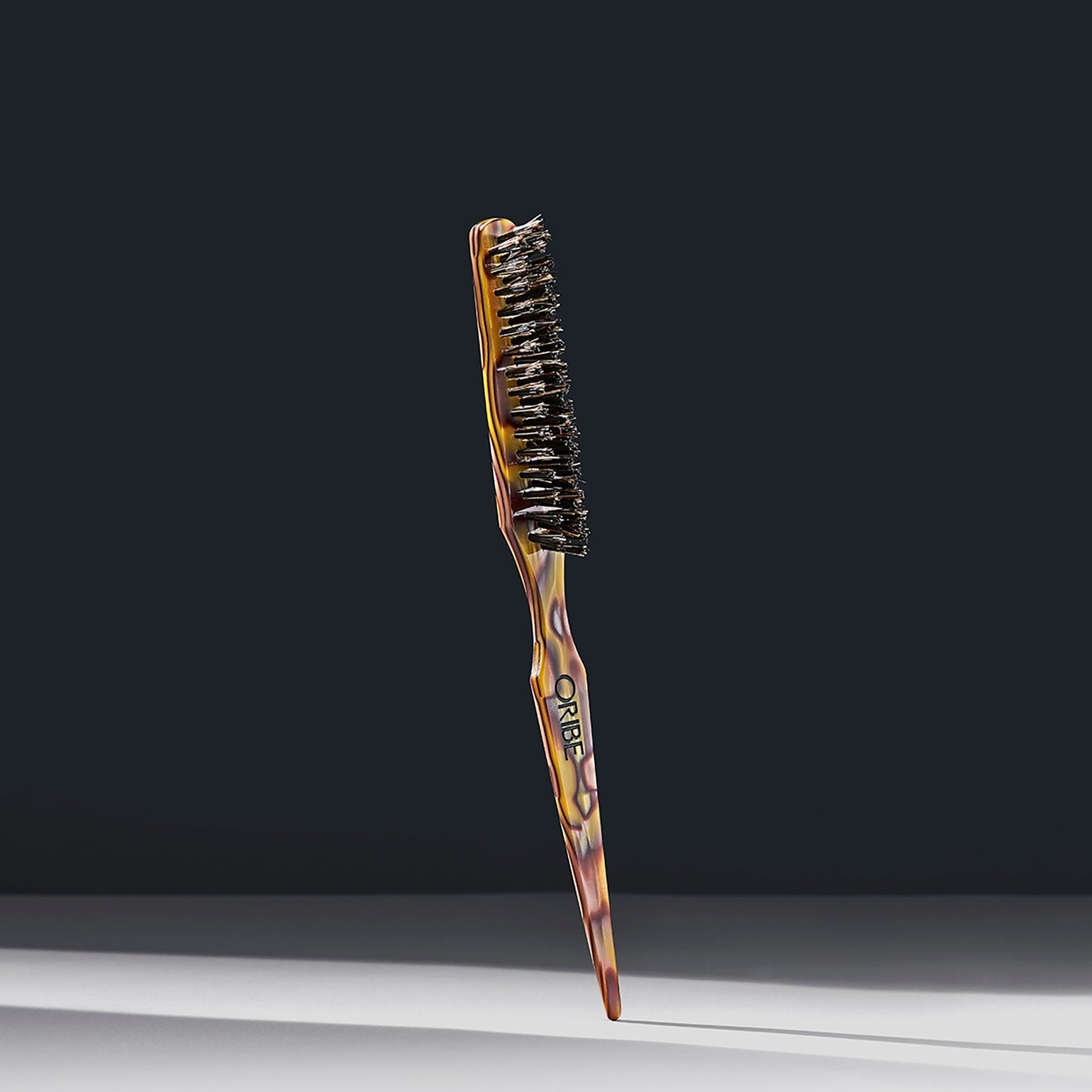 Italian Resin Teasing Brush for Voluminous Hair - Perfect for Styling, Backcombing & Adding Texture - Salon Quality Hair Brush for Women & Men