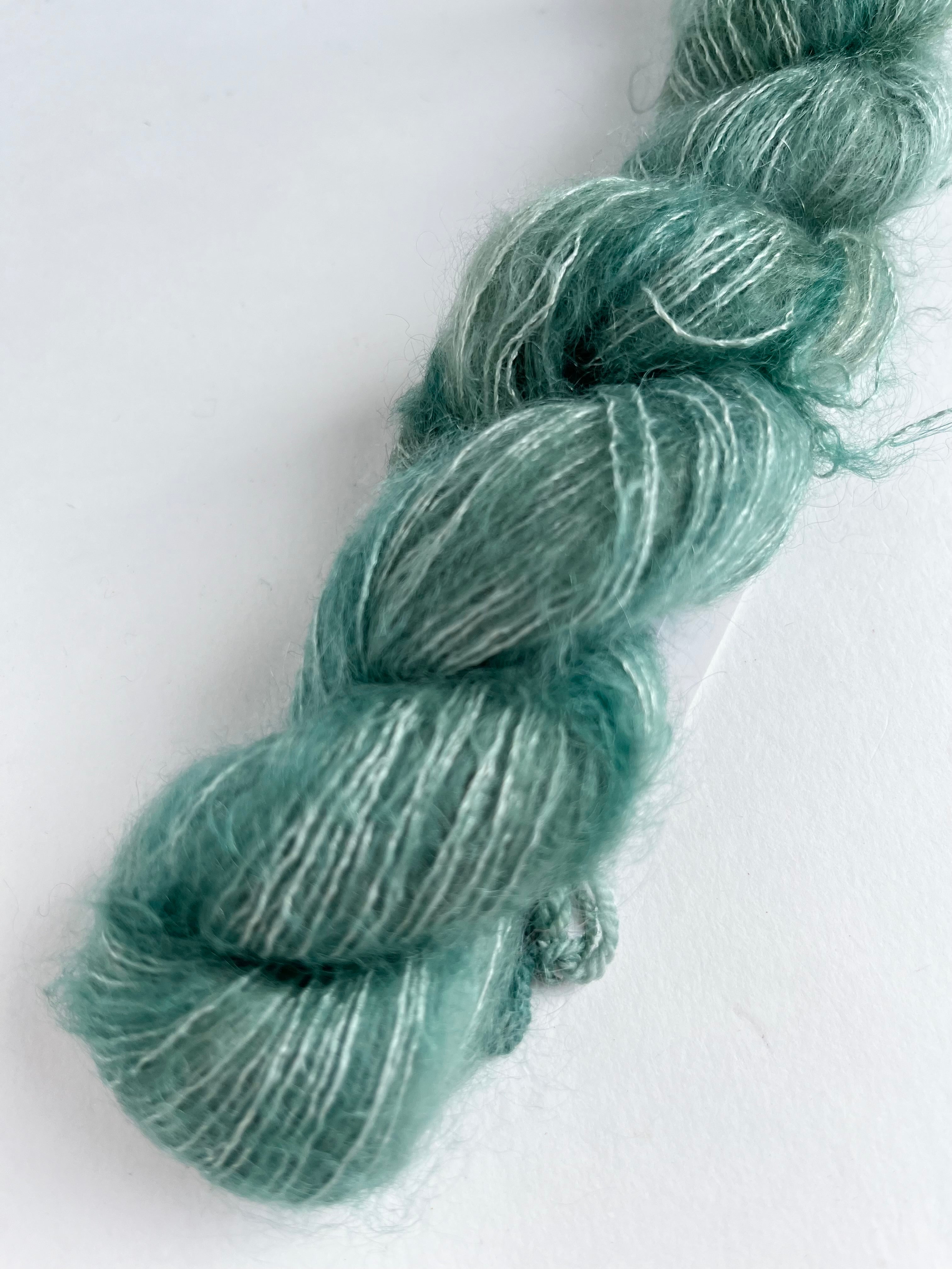 Malabrigo Mohair Yarn - Soft Luxury Knitting & Crochet Yarn for Scarves, Sweaters & Blankets - Hand-Dyed Premium Fiber for Cozy Winter Projects