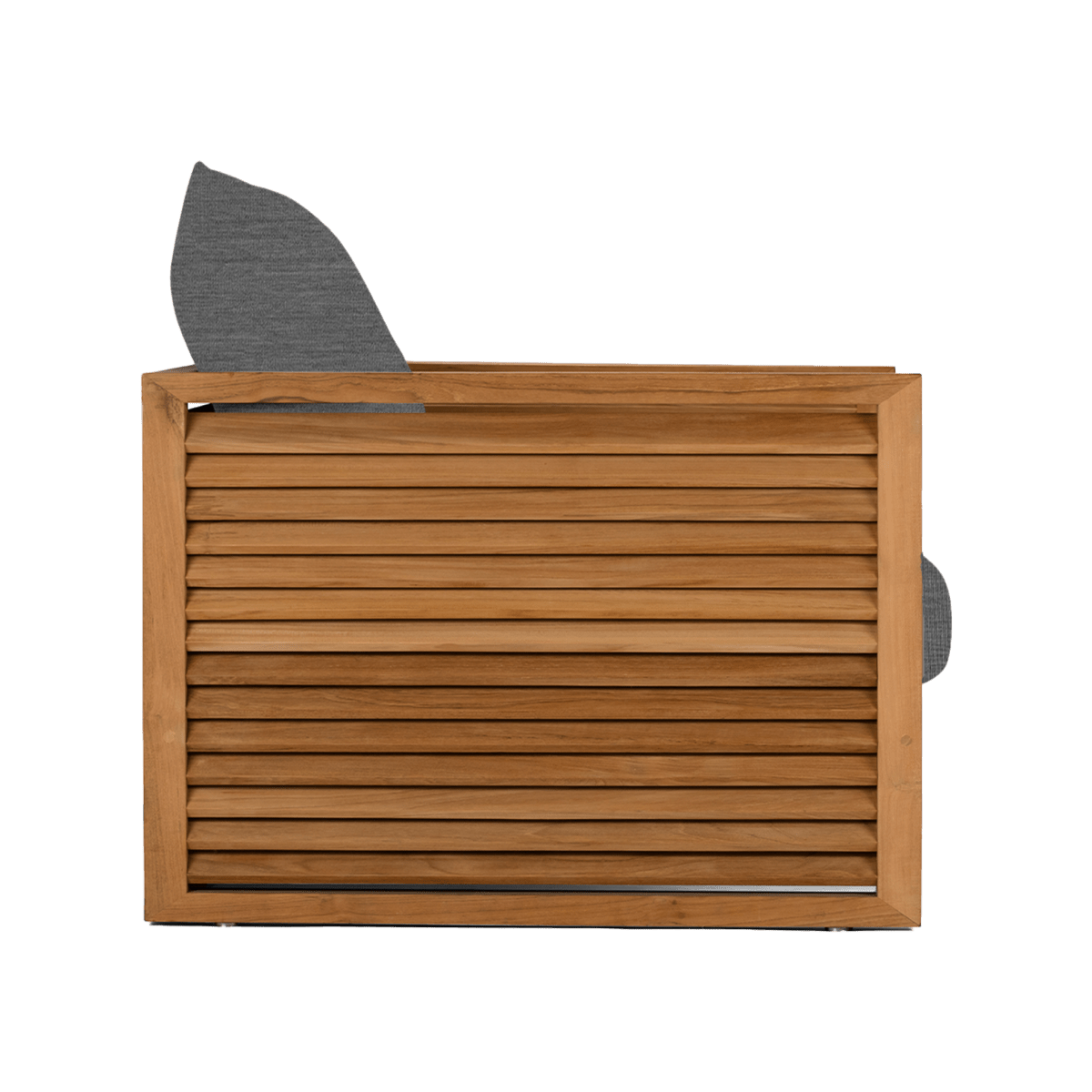 Modern Louver Lounge Chair - Adjustable Reclining Patio Furniture for Outdoor Relaxation | Perfect for Poolside, Garden, and Backyard Lounging