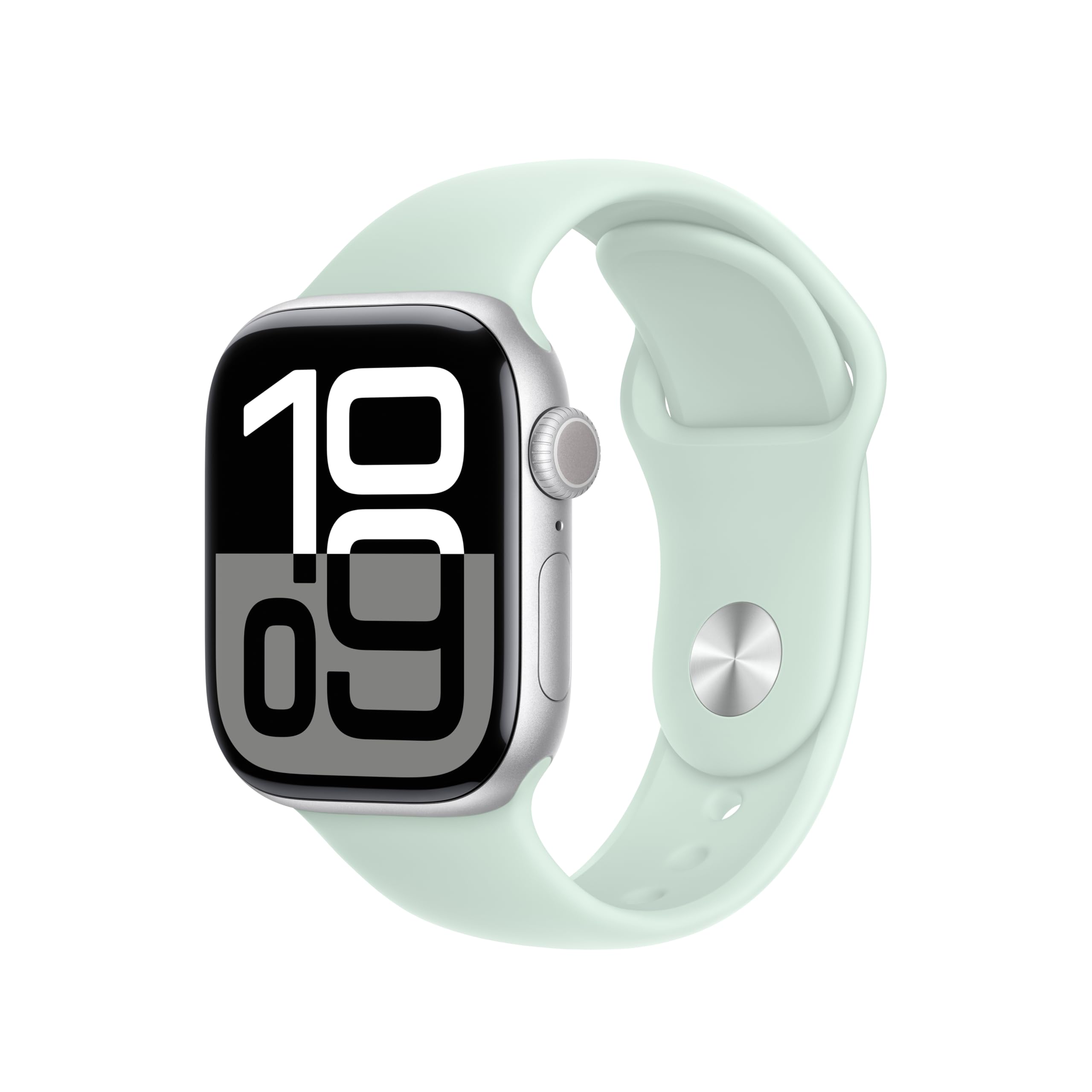 Apple Watch Band 42mm Sport Band - Soft Silicone Strap for Apple Watch Series 1/2/3/4/5/6/7/8/SE - Aquamarine Blue - M/L Size - Perfect for Running, Workouts & Everyday Wear