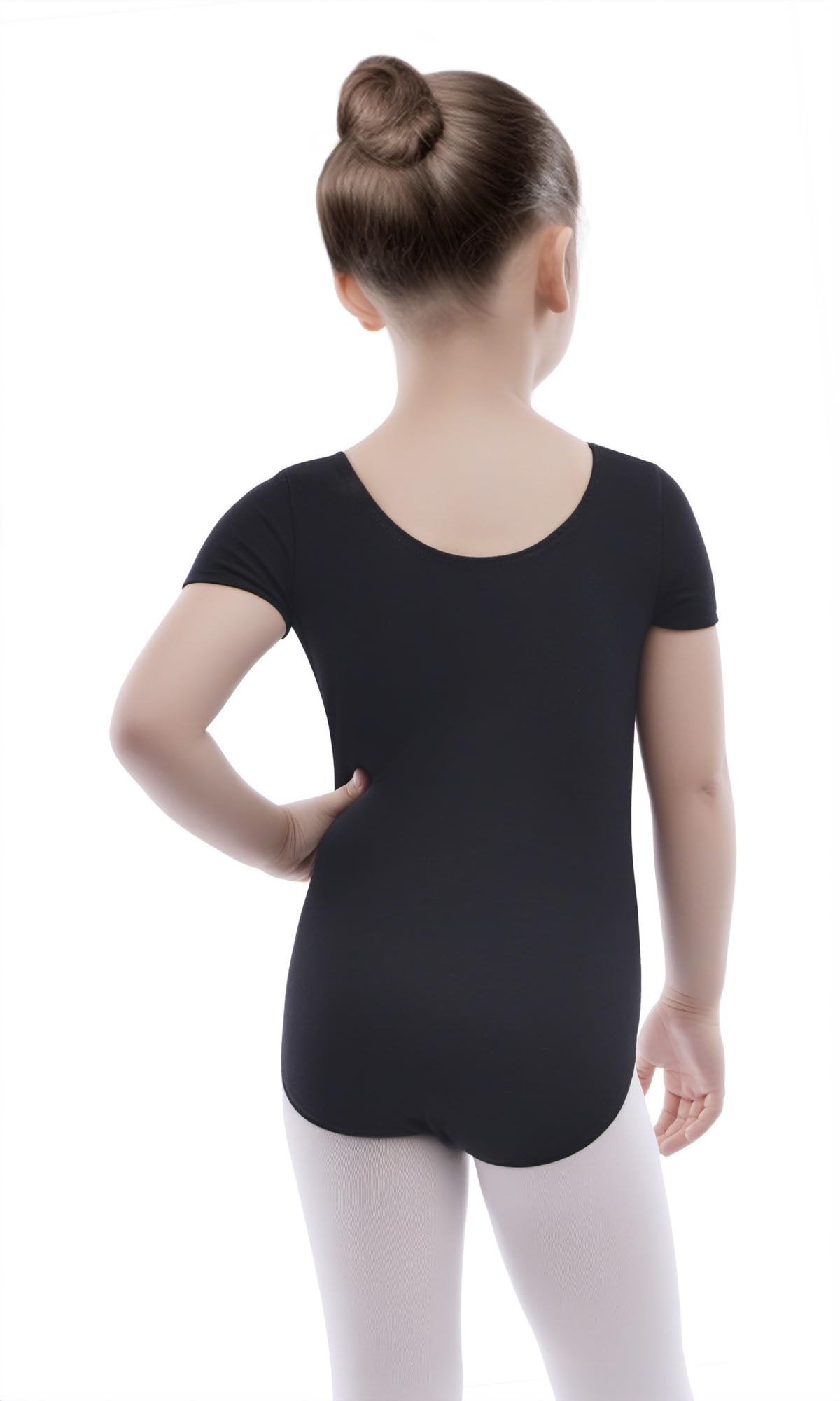 Magic Town Girls Short Sleeve Leotard - Classic Ballet Dance Unitard for Gymnastics & Performance | Perfect for Ballet Class, Dance Recitals & Gymnastics Practice