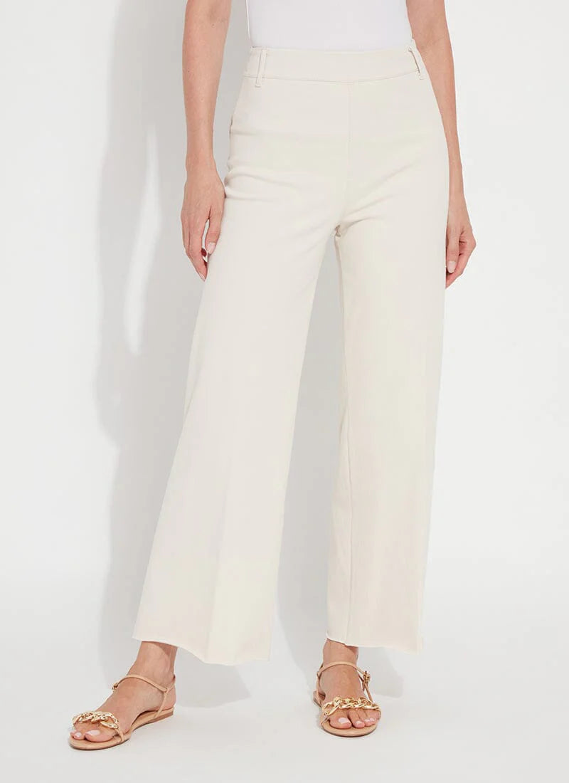 Erin Wide Leg Denim Jeans for Women - High Waisted Comfortable Oat Colored Jeans - Perfect for Casual Outfits, Office Wear & Weekend Brunch