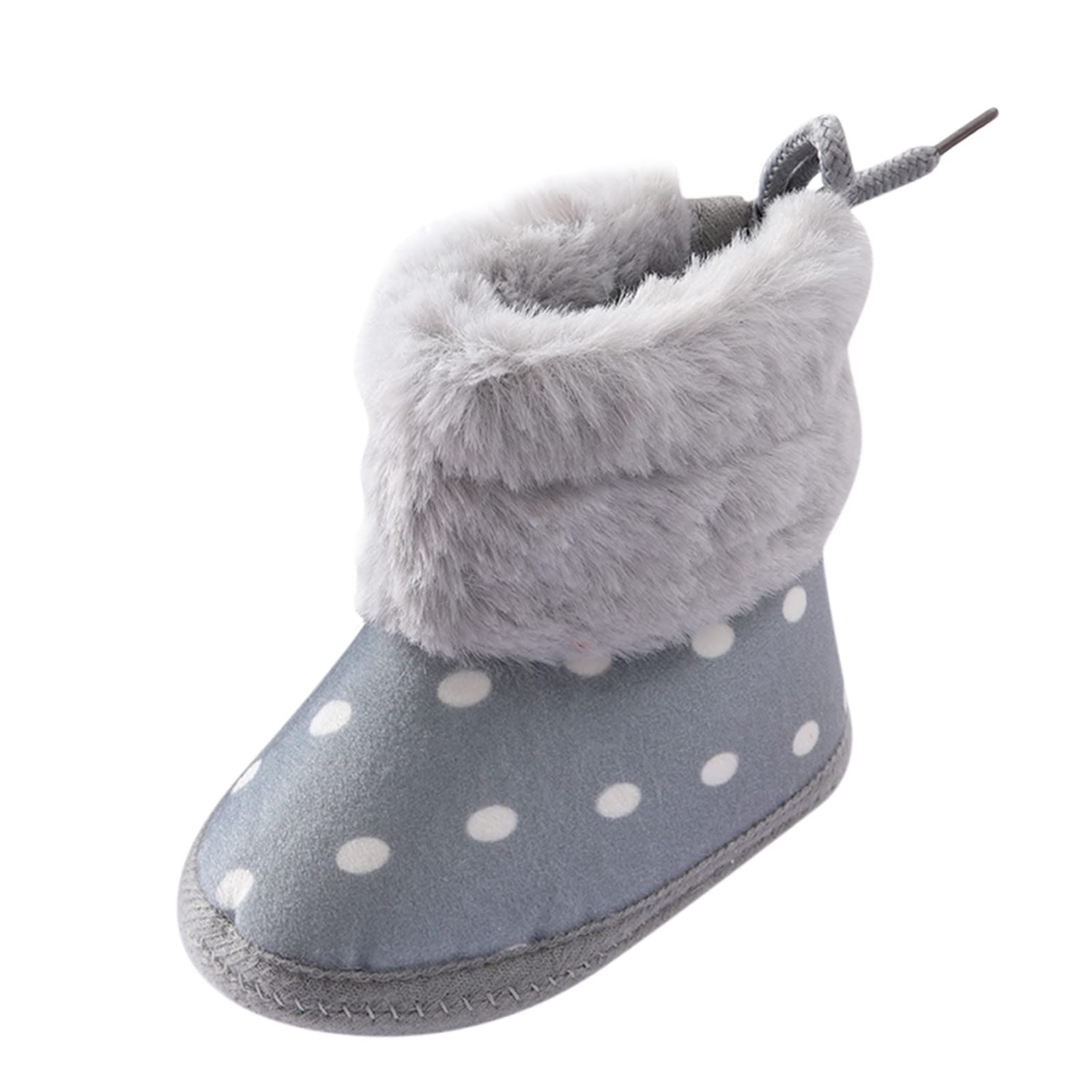 Soft Winter Booties for Baby Girls & Boys - Warm Infant Toddler Snow Boots for Cold Weather - Cozy Non-Slip First Walking Shoes for Indoor & Outdoor Play