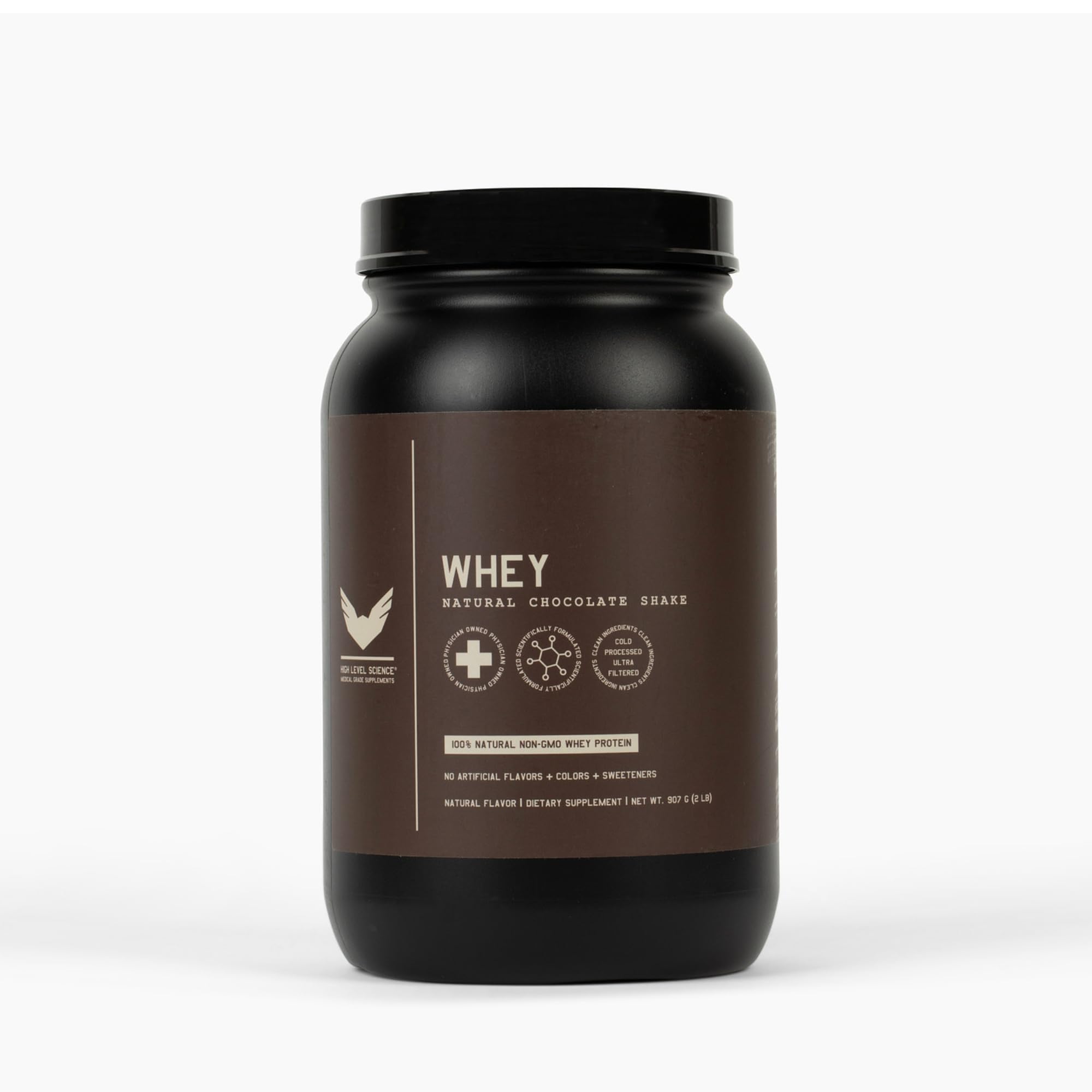Premium Natural Whey Protein Powder - Chocolate Flavor with Stevia | 24g Protein per Serving | 2 lb Non-GMO Ultra-Filtered | Enhanced with Digestive Enzymes for Better Absorption | No Artificial Colors or Flavors | Made in USA | Ideal for Post-Workout Recovery, Muscle Building & Healthy Lifestyle