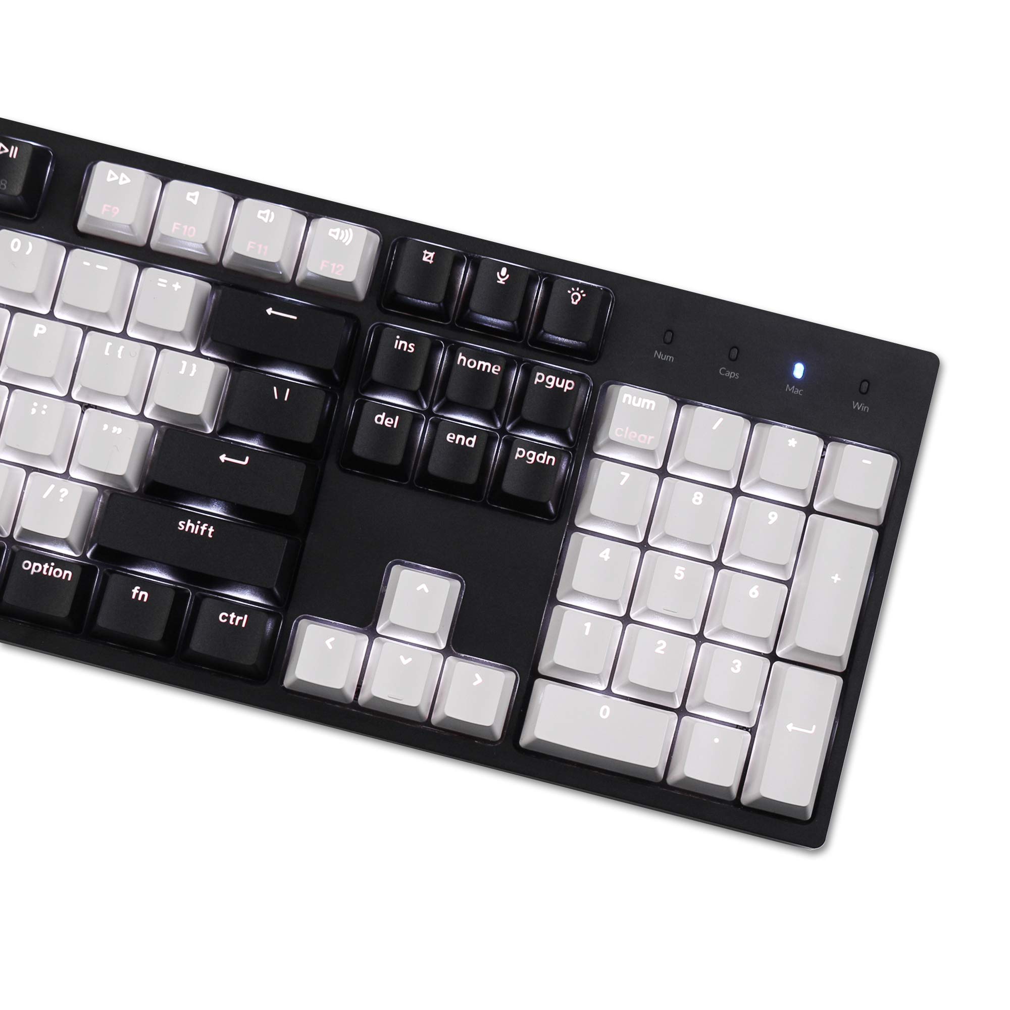 Keychron C2 Wired Mechanical Keyboard - 104 Keys, Gateron Brown Switch, LED Backlight for Mac/Windows - Perfect for Gaming & Office Work