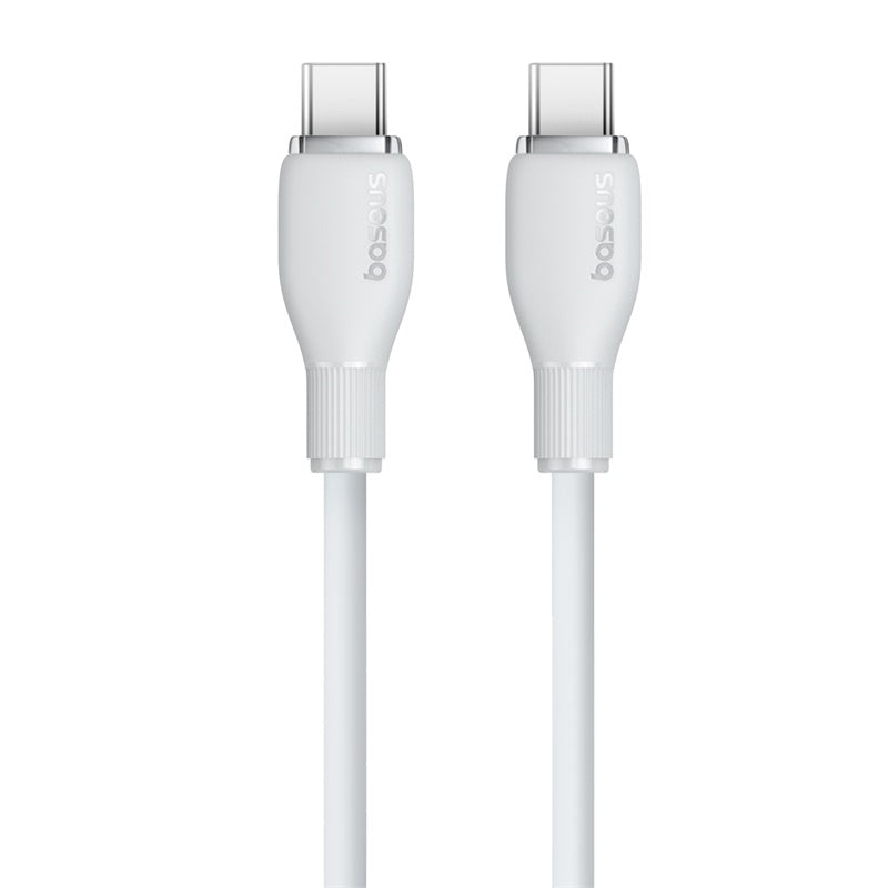 Baseus 100W Fast Charging USB C to USB C Cable 1.2m (3.9ft) - PD Compatible, High-Speed Data Sync, Durable Braided Nylon - Perfect for MacBook, iPhone 15, iPad Pro & Galaxy Devices