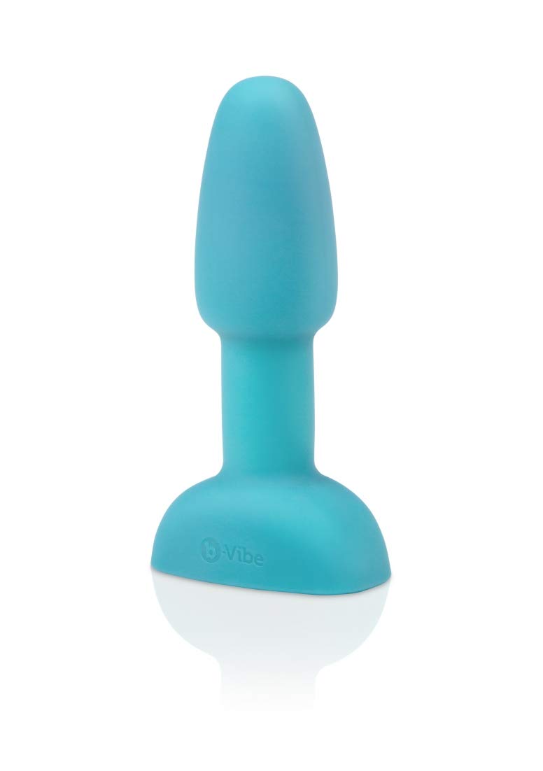 B-VIBE Rimming Plug Petite - Beginner Friendly Vibrating & Rotating Anal Plug for Men & Women (3.9