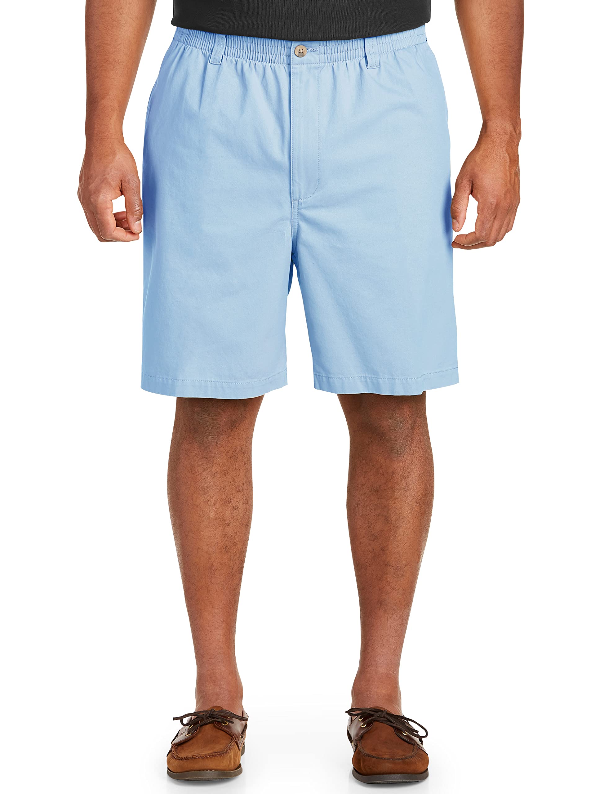Harbor Bay by DXL Big and Tall Elastic-Waist Comfort Shorts for Men - Relaxed Fit Casual Summer Shorts for Outdoor Activities and Lounging