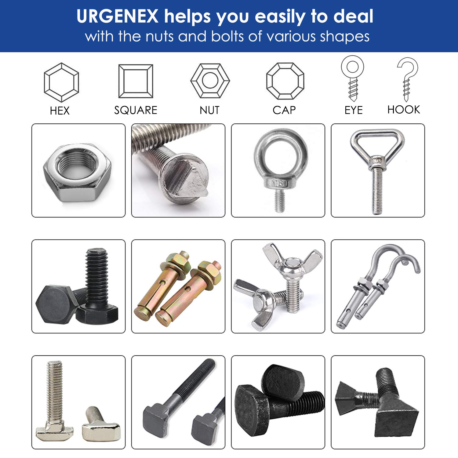 Universal Socket Set (11-32mm & 7-19mm) - Multi-Function Super Socket Tool Kit with Power Drill Adapters - Perfect for Unscrewing Any Bolt - Ideal Gifts for Men, Father, Dad, Husband & DIY Handyman (4PCS) - Great for Automotive Repair, Home Improvement & Mechanical Projects