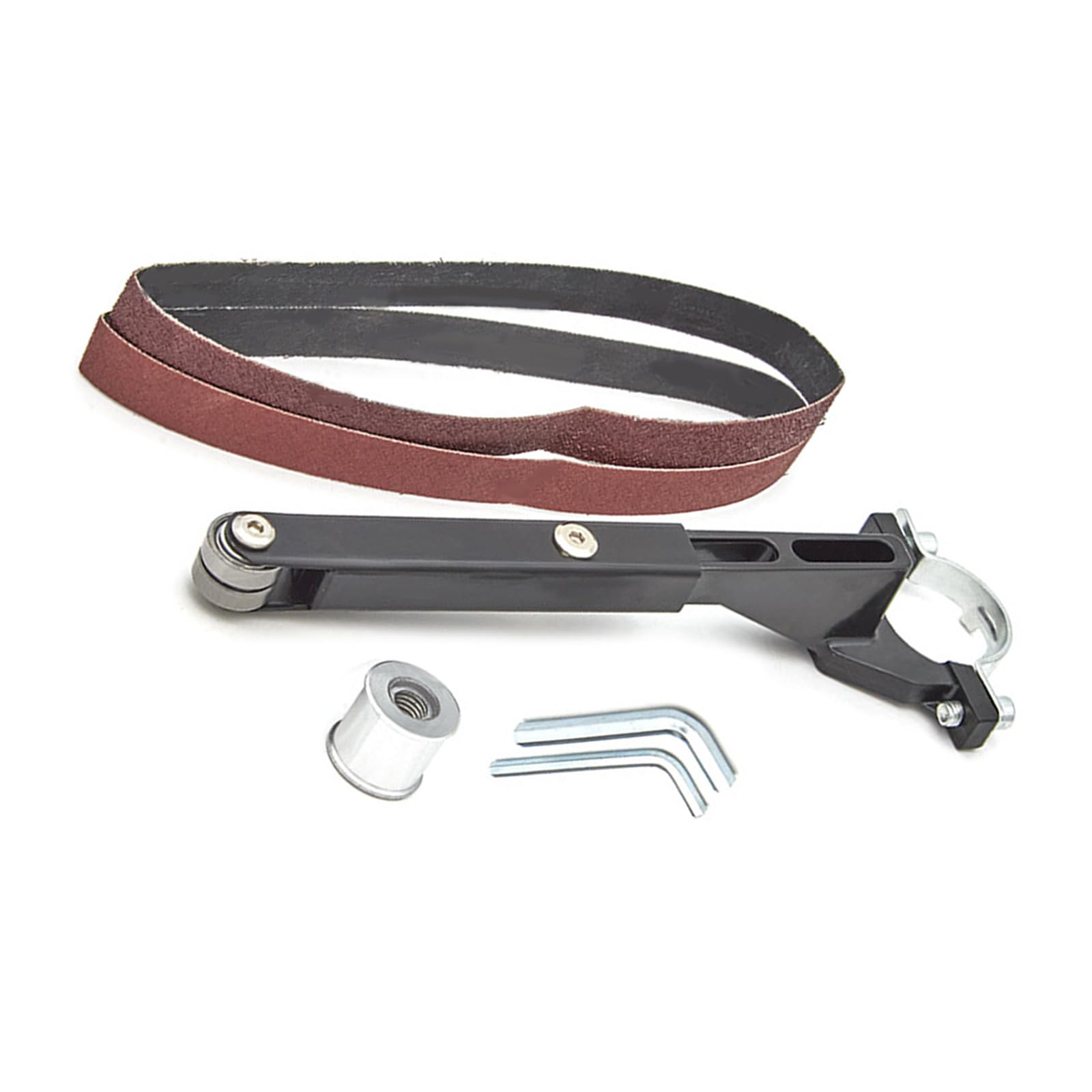 Electric Belt Grinder & Sander Attachment for Angle Grinder - Sanding Belt Adapter for Metal, Wood & DIY Projects - Belt Sander Polisher for Sharpening, Grinding & Finishing