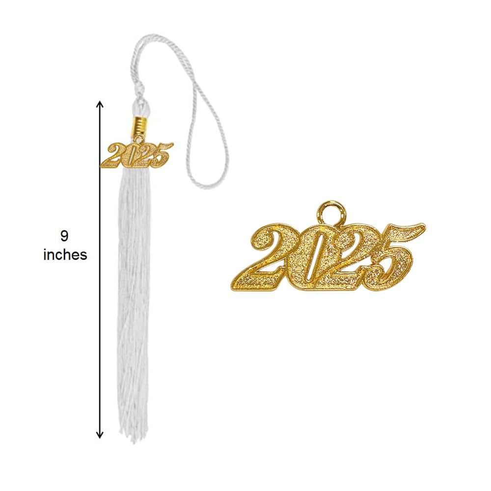 2025 Graduation Tassel with Year Charm - Happy Secret Graduation Cap Tassel Accessories for High School & College Ceremonies - Perfect for 2025 Graduates, Commencement Decor & Photo Props