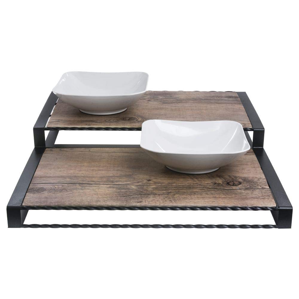 HUBERT Faux Reclaimed Wood Insert - 21.25