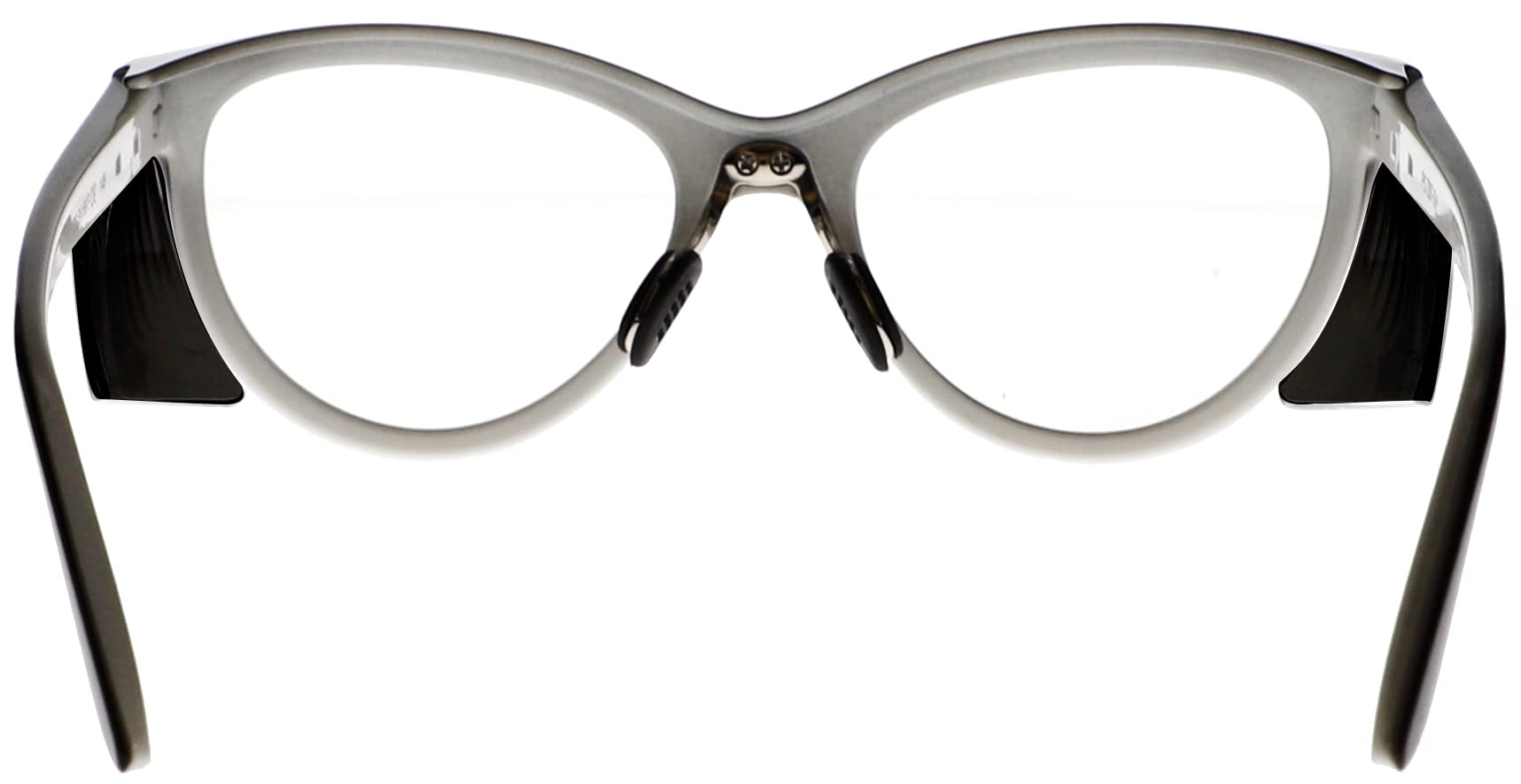 Radiation Protection Glasses T9730 - Stylish Cat Eye Lead Glasses for X-Ray & Dental Safety (Black/White) | Perfect for Medical Professionals, Radiology Techs & DIY Home Projects