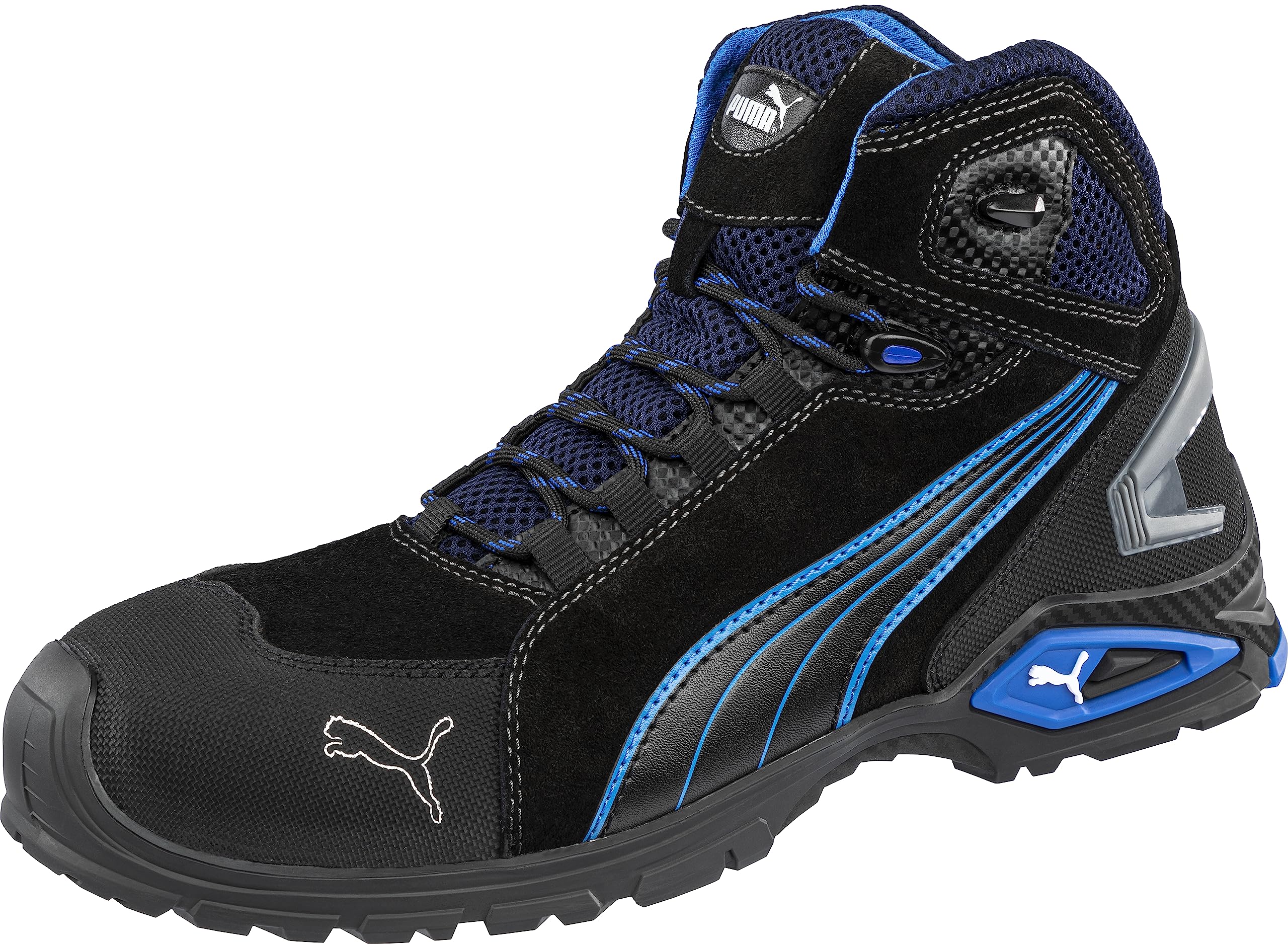 PUMA Men's Rio Safety Shoes - Lightweight Non-Slip Work Shoes for Construction, Warehouse & Industrial Use
