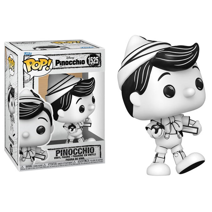 Disney Pop! Vinyl Figure Pinocchio Sketched Collectible #1525 - Perfect for Disney Fans, Toy Collectors, and Home Decor Display