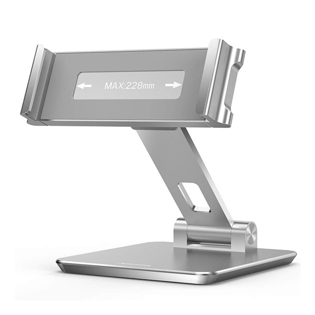 Portable Adjustable Phone Stand Holder for Desk - Universal Smartphone & Tablet Stand with Sturdy Base - Perfect for Video Calls, Watching Movies, and Hands-Free Use at Home or Office