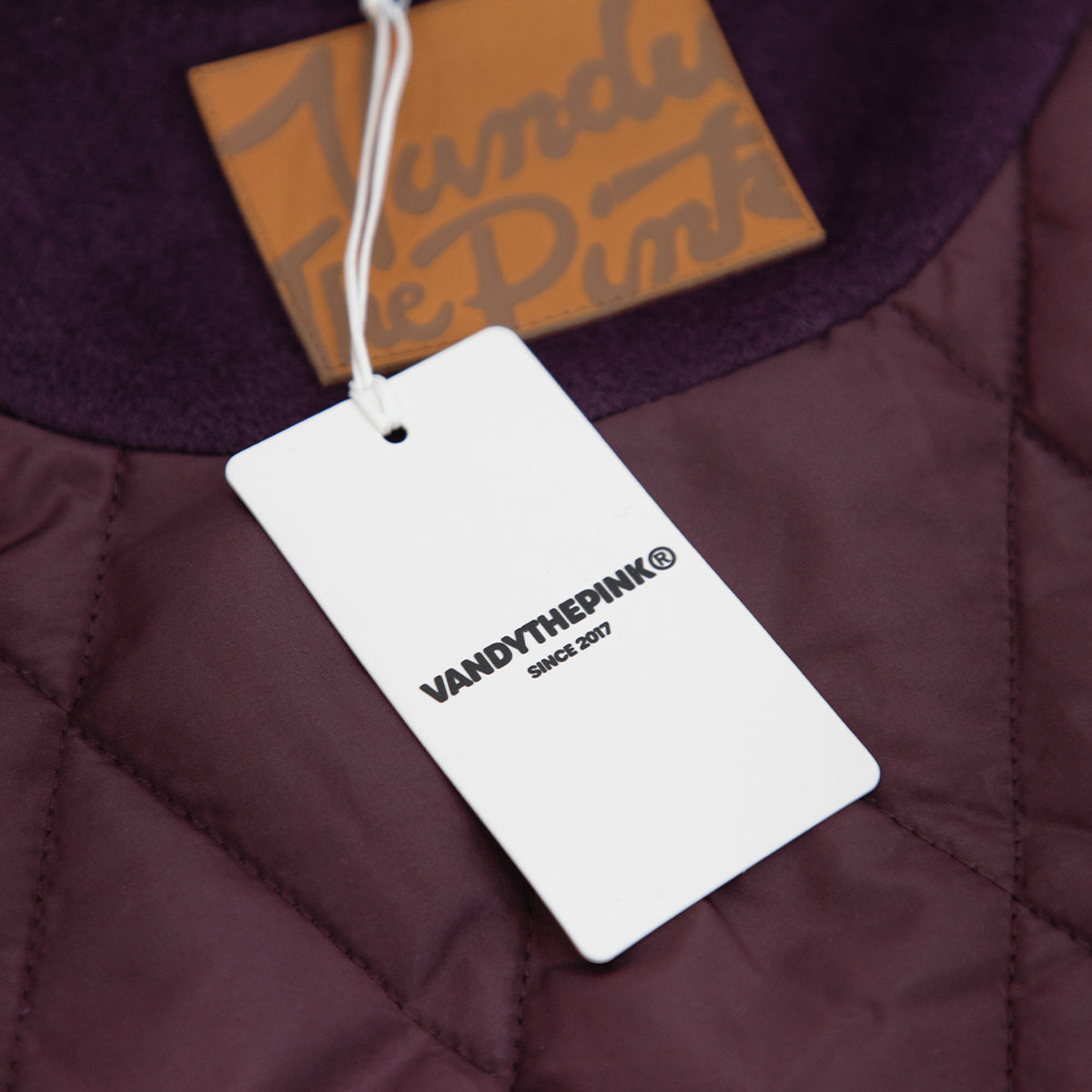 Crane Varsity Jacket 'Purple Cream' - Stylish Vintage Baseball Jacket for Men & Women | Perfect for School Spirit, Casual Outfits & Fall Fashion
