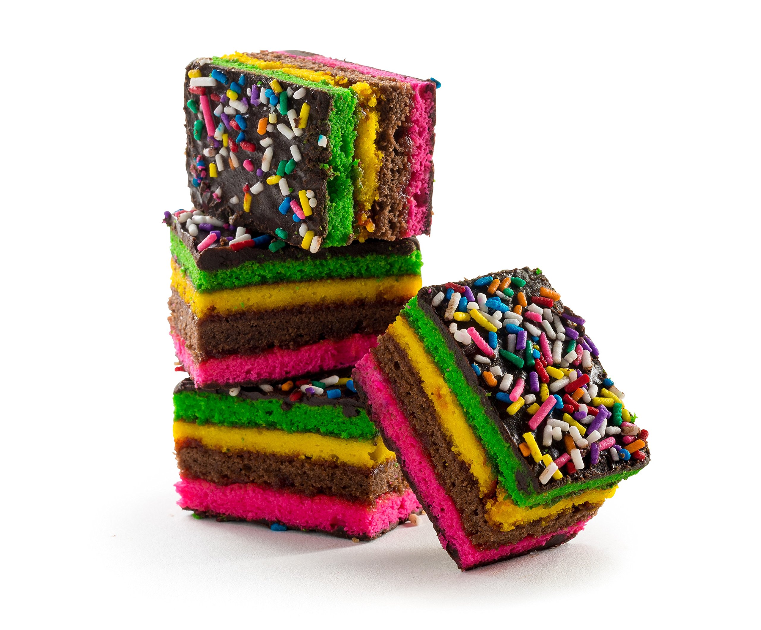 Fresh Baked Rainbow Cookies - 6 Pounds Authentic Italian Rainbow Cookies in Gift Tin | Perfect for Holidays, Birthdays & Corporate Gifts | Gimmee Jimmy's Cookies