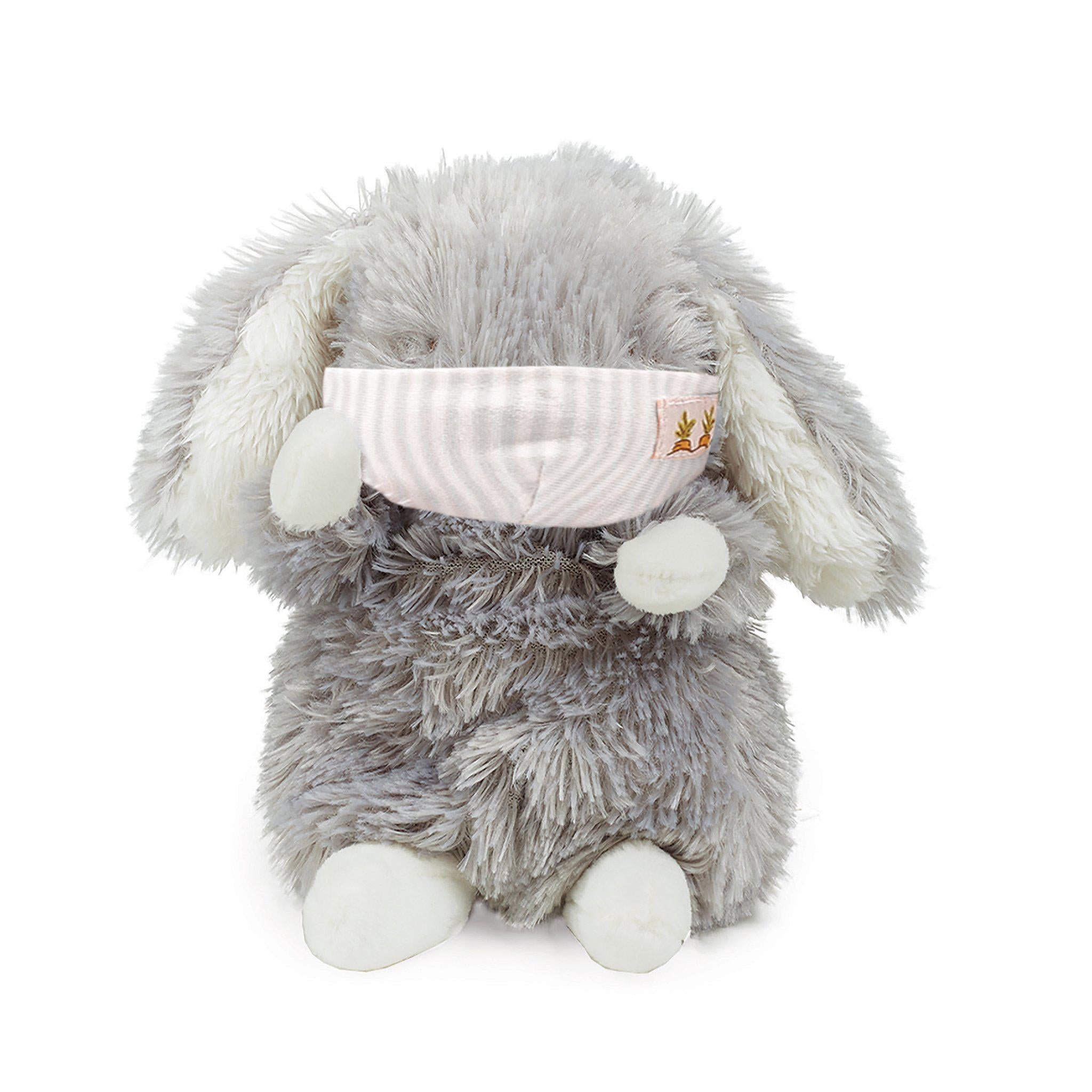 Wee Bloom Bunny Plush Toy with Face Mask - Cute Stuffed Animal for Kids, Nursery Decor & Gift Ideas - Perfect for Easter, Birthdays & Baby Showers