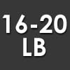 Black 16 LB to 20 LB Resistance Level