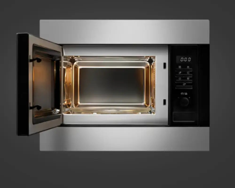 AEG MBE2528SEM 60cm Built-in Microwave Oven with Stainless Steel Finish - Perfect for Modern Kitchens, Fast Cooking & Reheating Meals