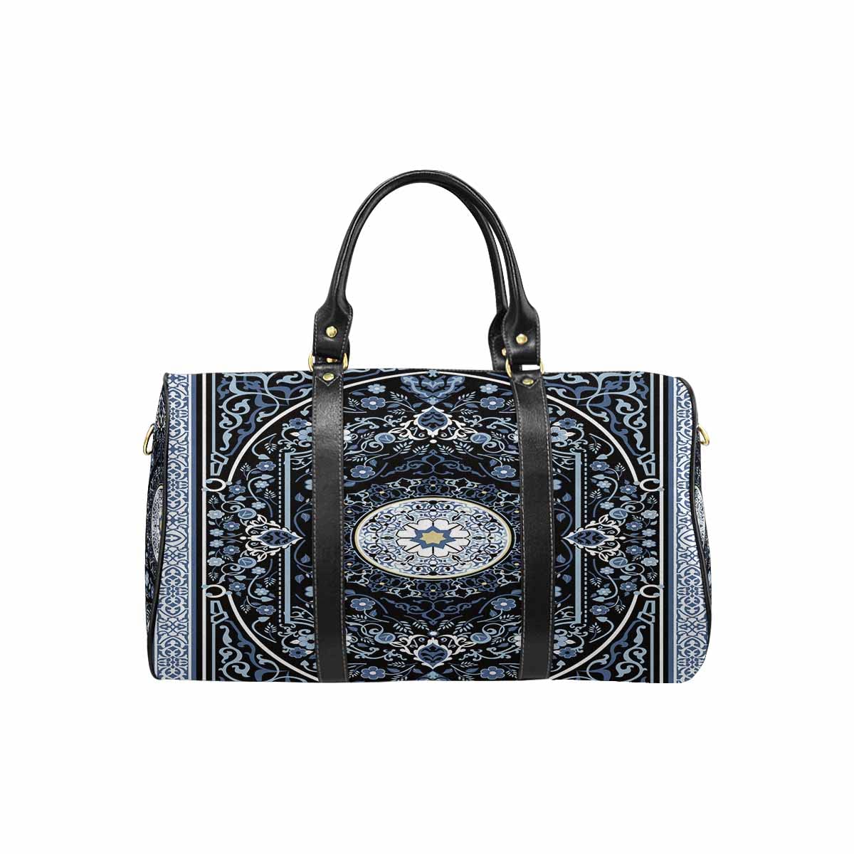 **InterestPrint Skull & Headphones Design Weekender Bag - Durable Overnight Duffel, Carry-On Tote for Travel, Gym & Weekend Getaways**