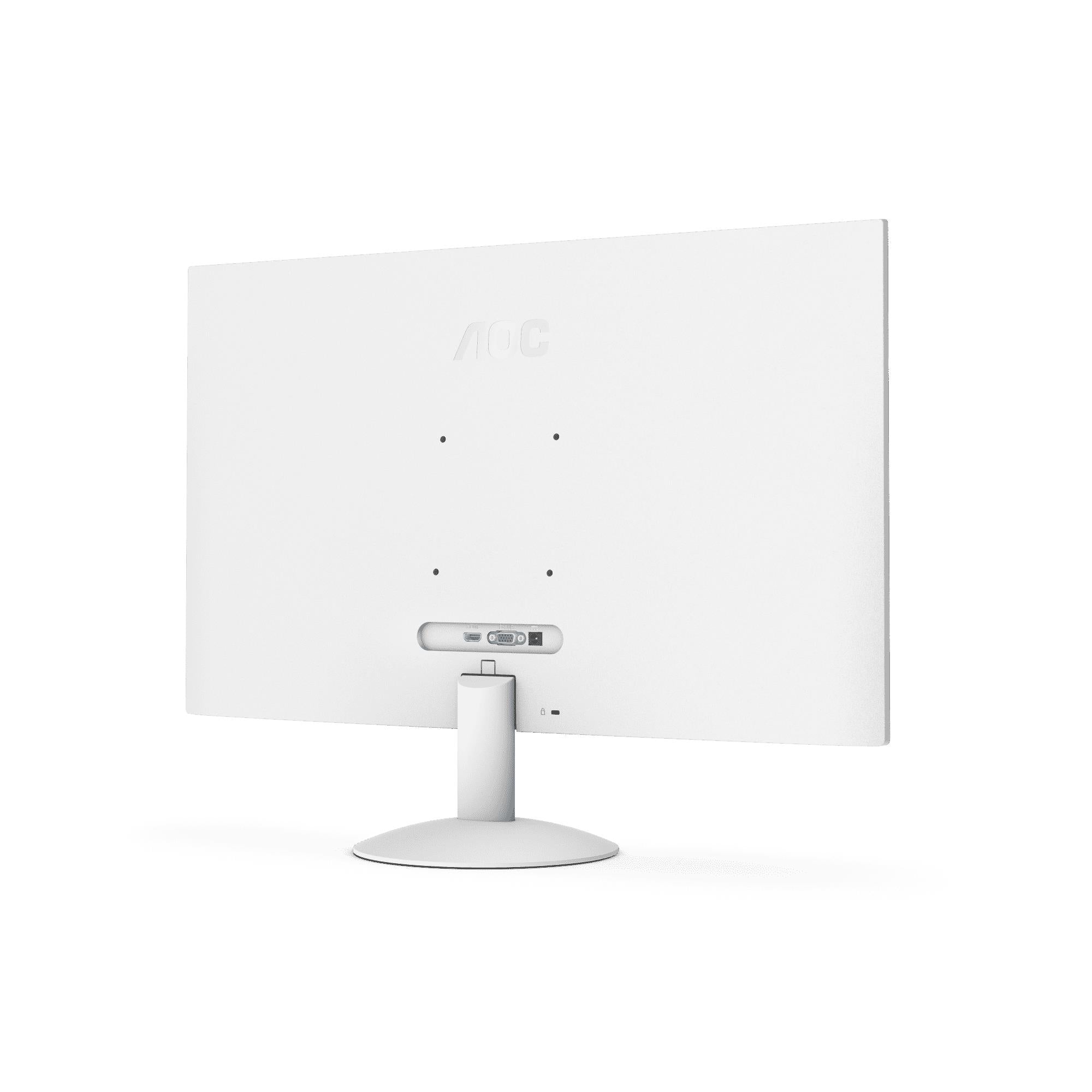 AOC 27B30H/BW 27 Inch Full HD 120Hz Ultra Slim Computer Monitor - White | Gaming & Office Work | Perfect for Home, Office, and Professional Use