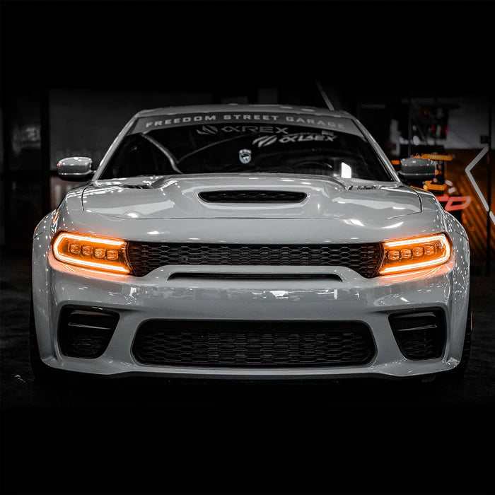 15-23 Dodge Charger NOVA Series LED Projector Headlights - Black Housing High Performance Headlights for Night Driving & Off-Road Use