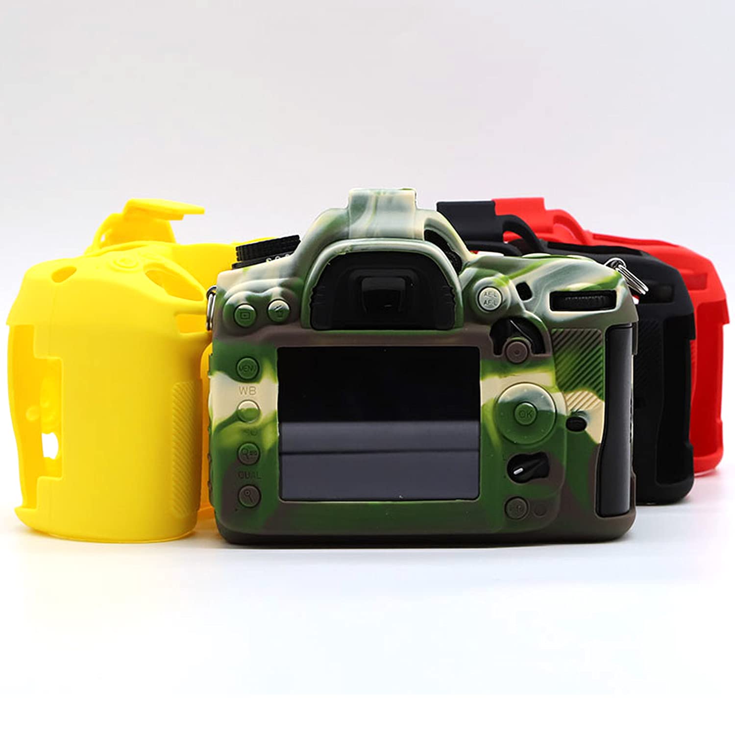 Professional Waterproof Silicone Camera Case for Nikon D7000 DSLR - Shockproof Protective Cover with Anti-Slip Grip (Army Green) | Perfect for Outdoor Photography, Travel & Adventure Shooting