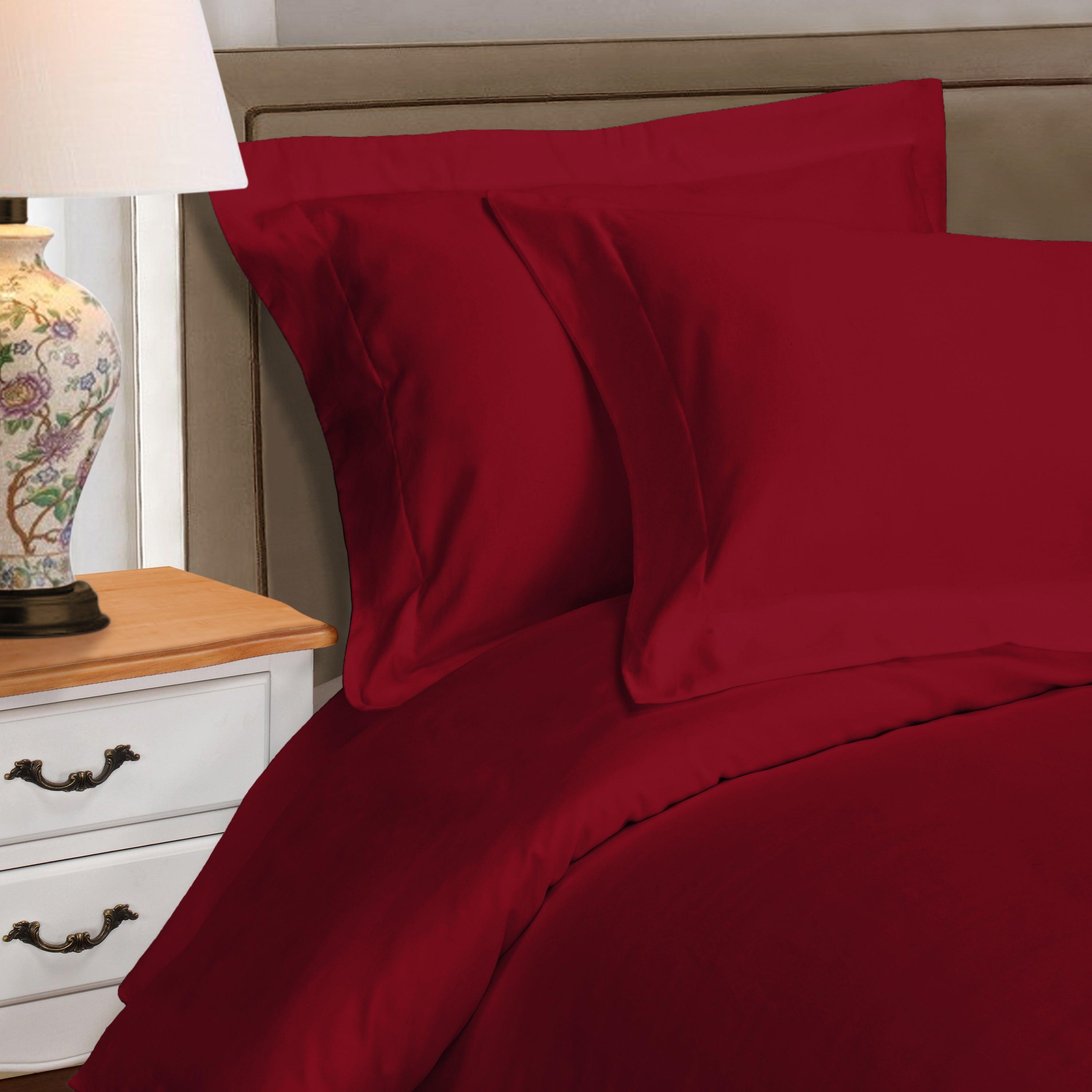 Premium Egyptian Cotton 530 Thread Count Duvet Cover Set - Ultra Soft & Breathable Bedding for Luxury Comfort - Perfect for Master Bedrooms, Guest Rooms & Hotels