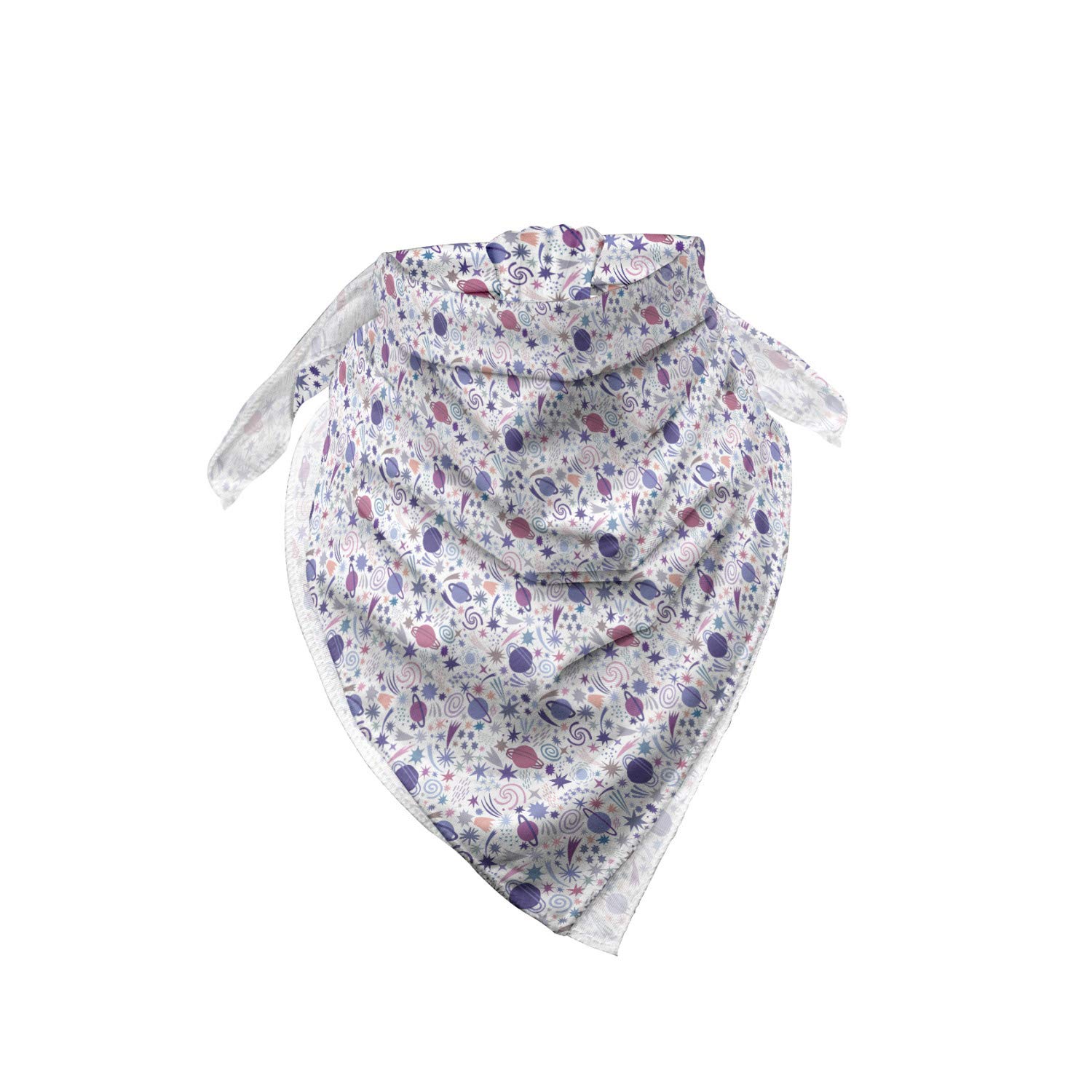 Ambesonne Outer Space Bandana with Planets & Celestial Design - Unisex Head & Neck Scarf for Men & Women - Perfect for Outdoor Activities, Concerts, and Cosplay