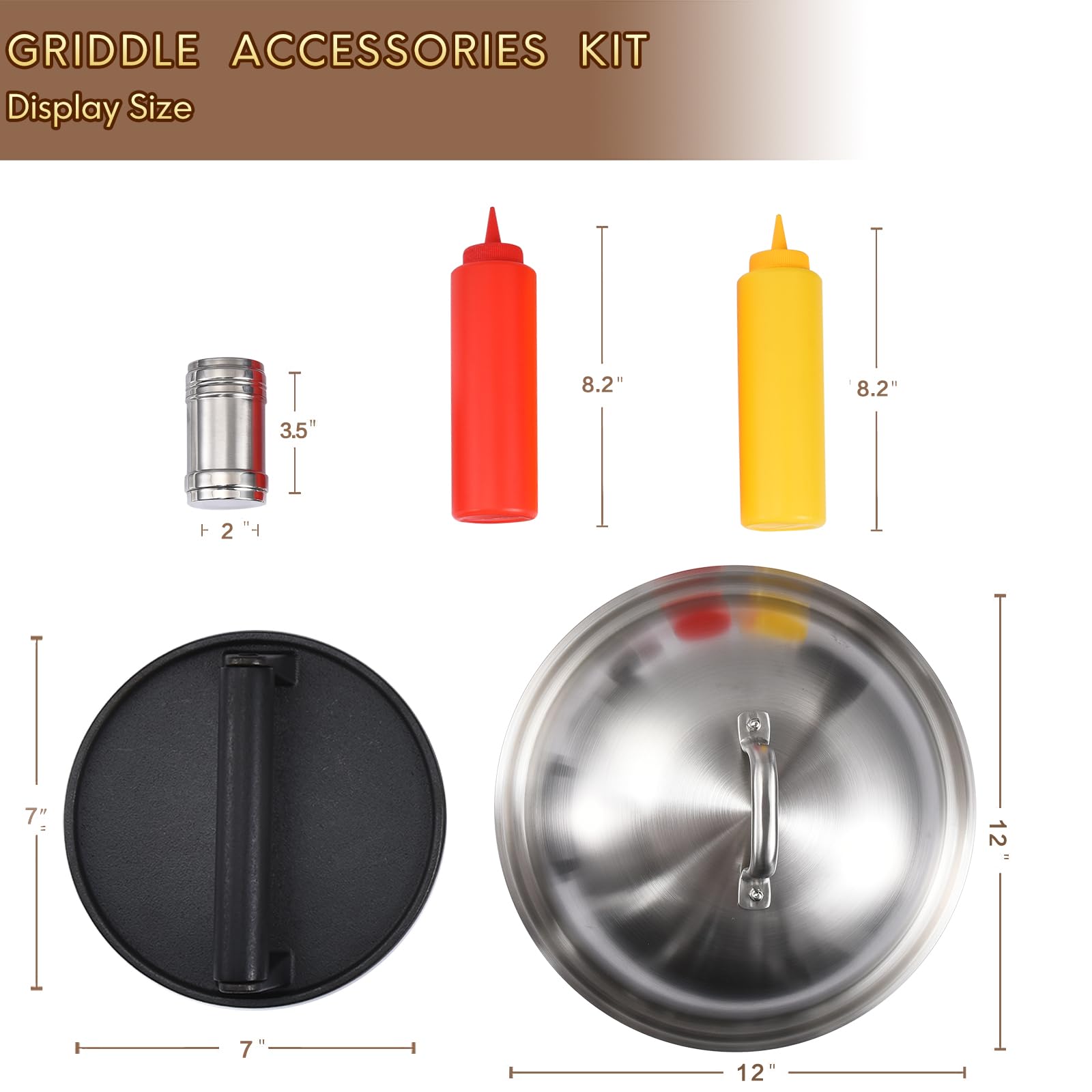 TIFMI Griddle Accessories Set - 7