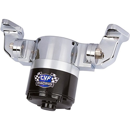 High-Performance Electric Water Pump 35 GPM - Chrome Plated Aluminum for Ford 351C - Perfect for Engine Cooling & Performance Upgrades