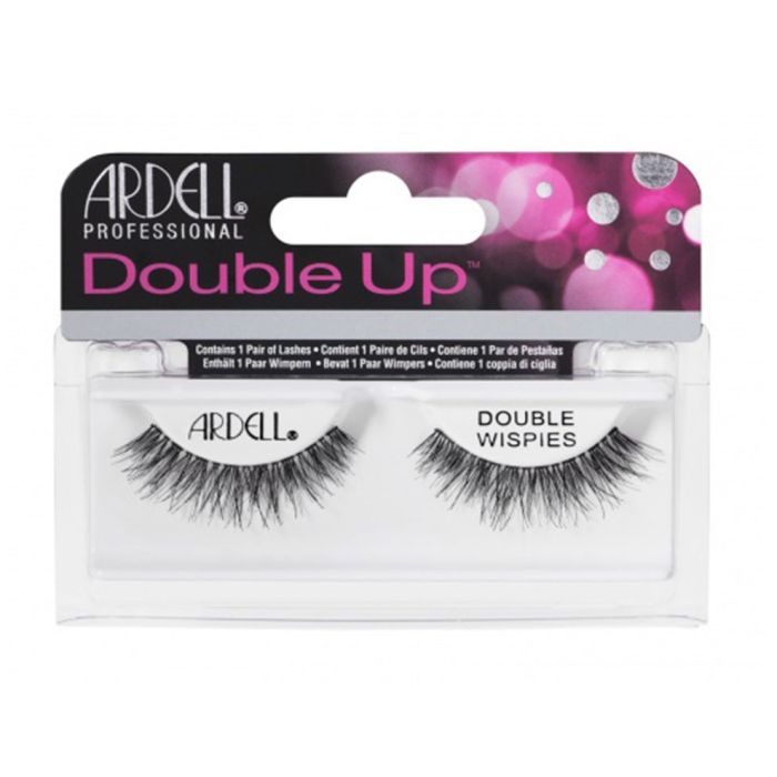 Ardell Double Up Strip Lashes 211 Black - Natural Looking False Eyelashes for Everyday Wear & Special Occasions