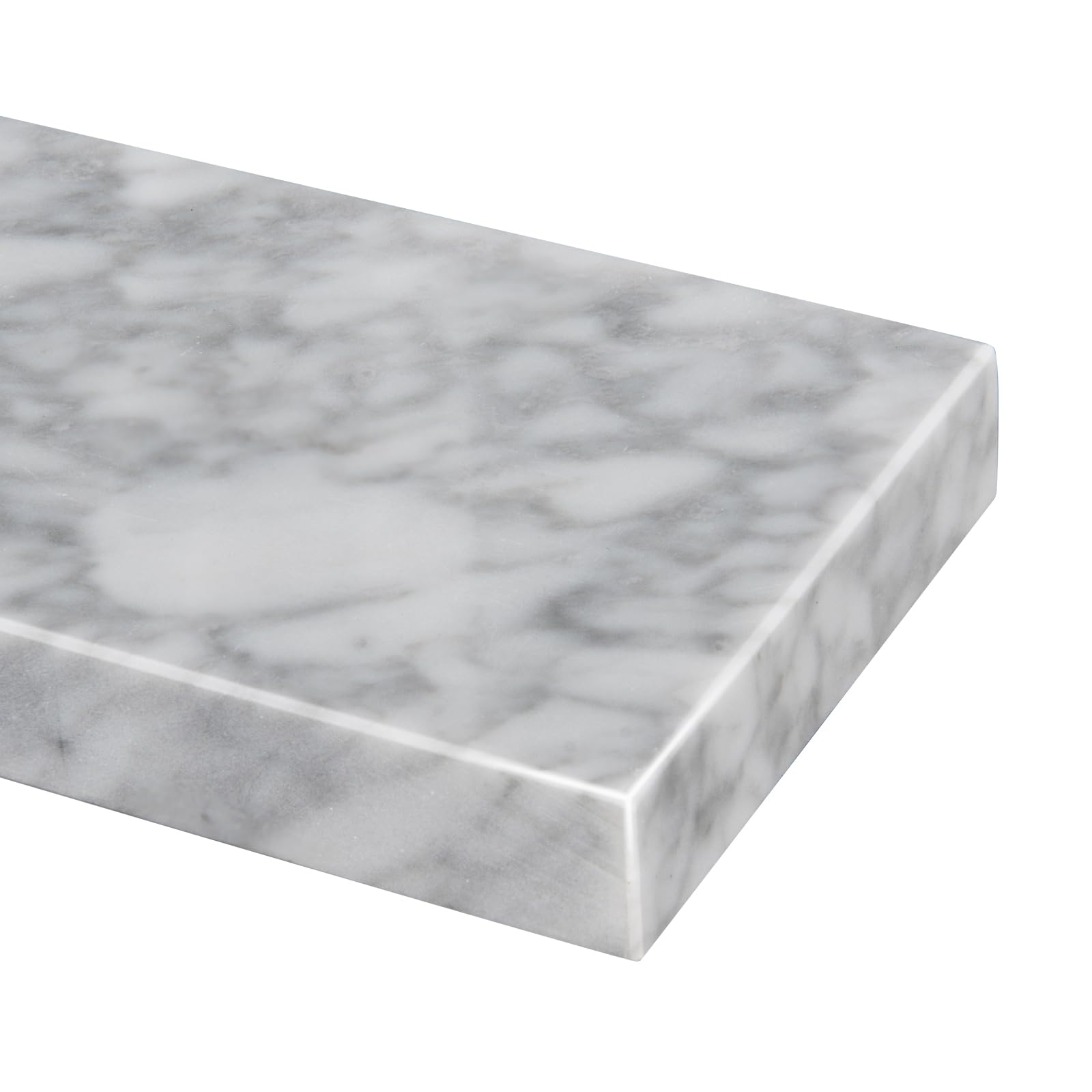 30 Inch Carrara Marble Backsplash - Waterproof Bathroom Vanity Sink Top for Modern Home Decor | Perfect for Bathroom Renovation & Kitchen Upgrade