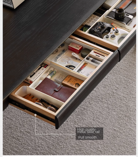 Premium Oak Solid Wood Large Size Desk - Durable & Stylish Home Office Desk for Work, Study, and Gaming - Perfect for Modern Workspaces & Home Offices