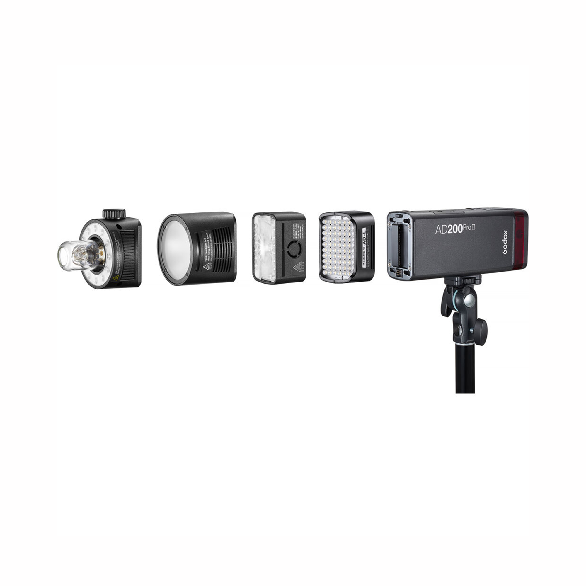 Godox AD200Pro II TTL Pocket Flash - 200Ws Portable Strobe Light with HSS & Wireless Control for Outdoor Photography, Studio Lighting, and On-Location Shoots