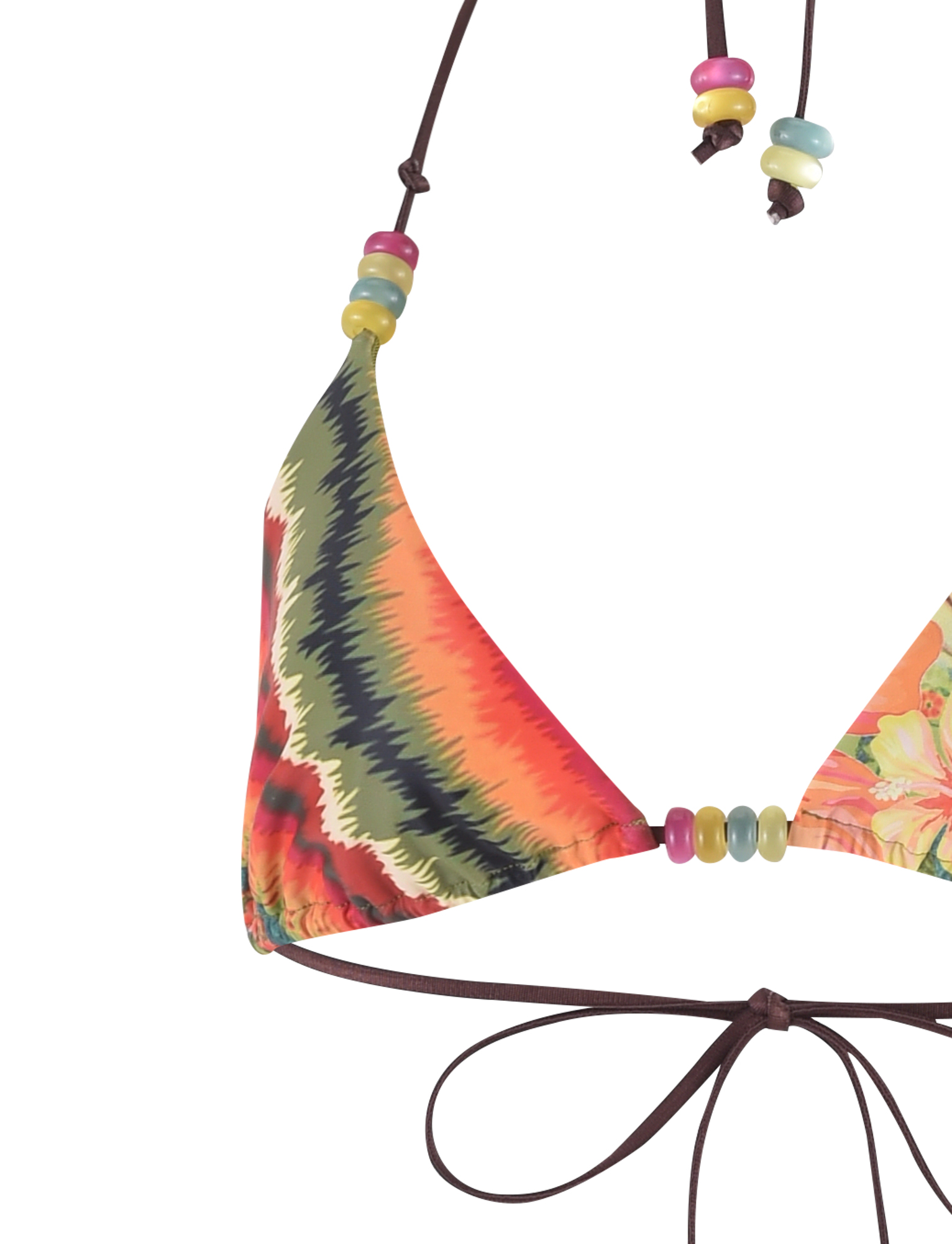 FINLEA Women's Bikini Top - Tropical Floral Print Swimwear | Perfect for Beach Vacation, Pool Party & Summer Getaways