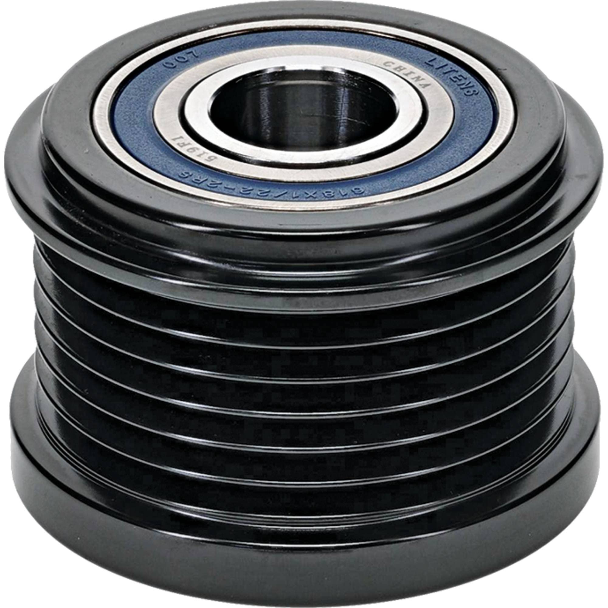 DB Electrical 206-48033 6-Groove Serpentine Decoupler Pulley - Replacement for Smooth Engine Performance | Ideal for Automotive Repair & Maintenance